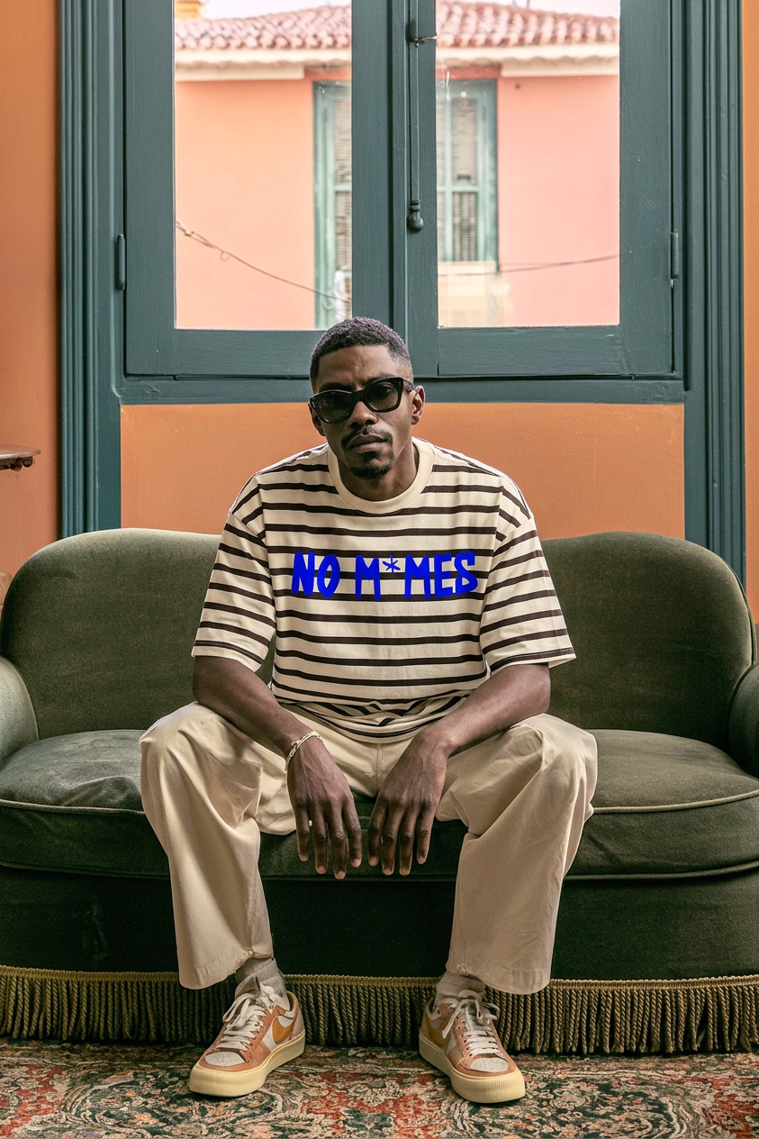 No m*mes - Men's Relaxed Fit T-shirt