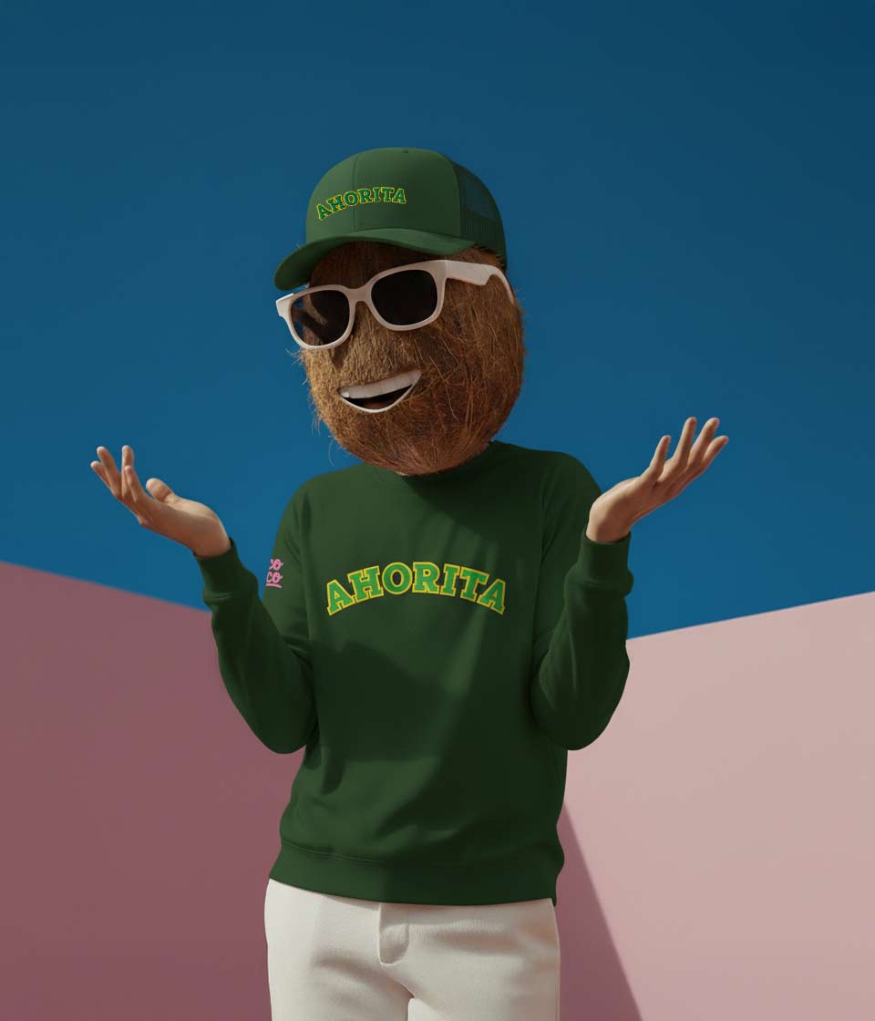 Ahorita Sweatshirt and Hat Bundle