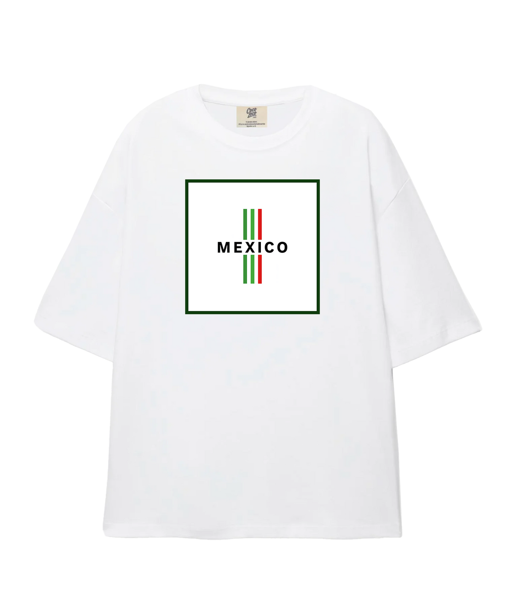 México Stripe - Oversize T-shirt
