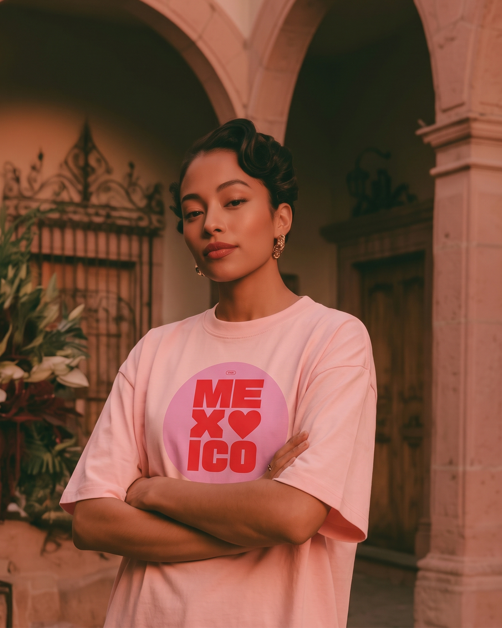 MÉXICO LOVE - Playera para mujer