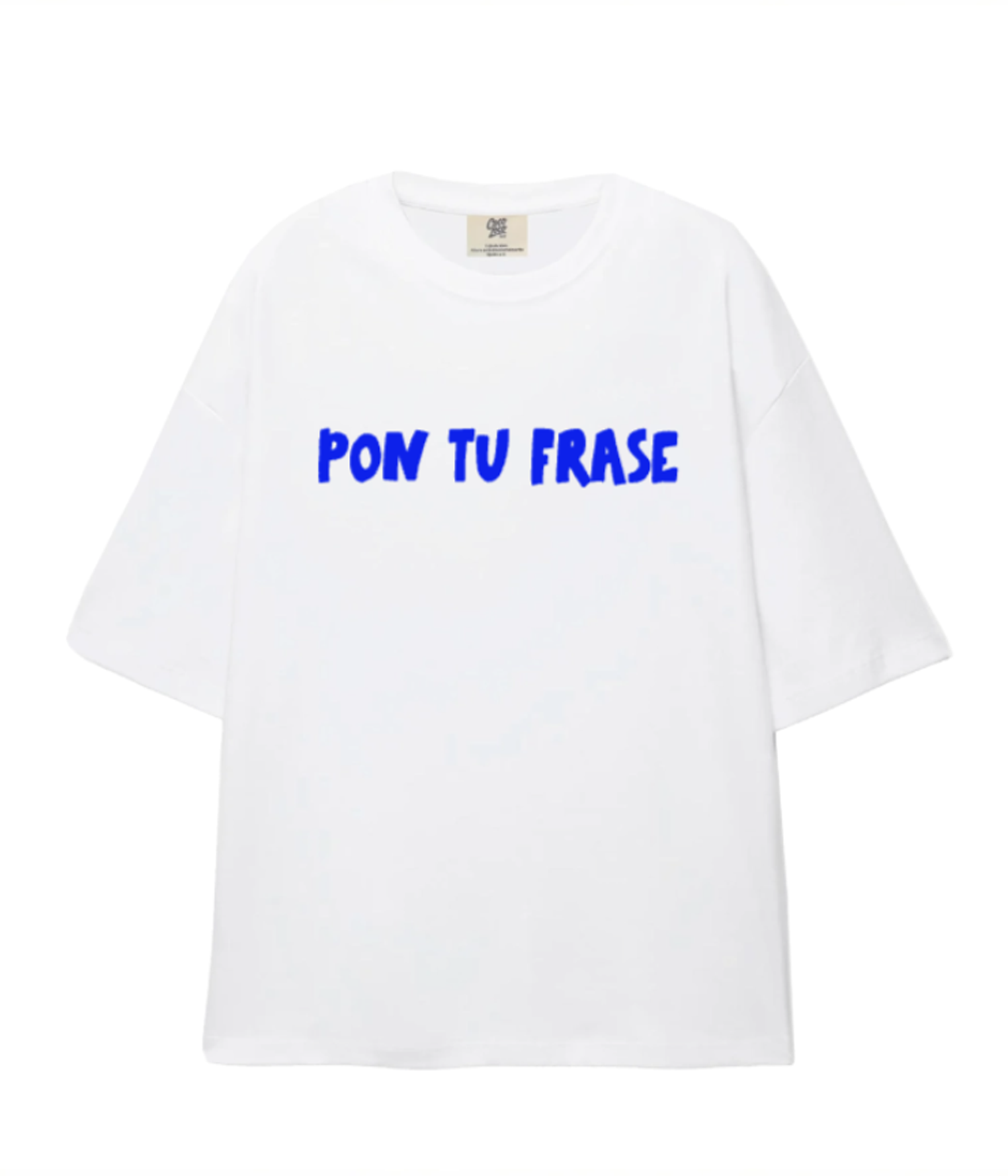 Your Phrase, Your T-shirt - Oversized T-Shirt