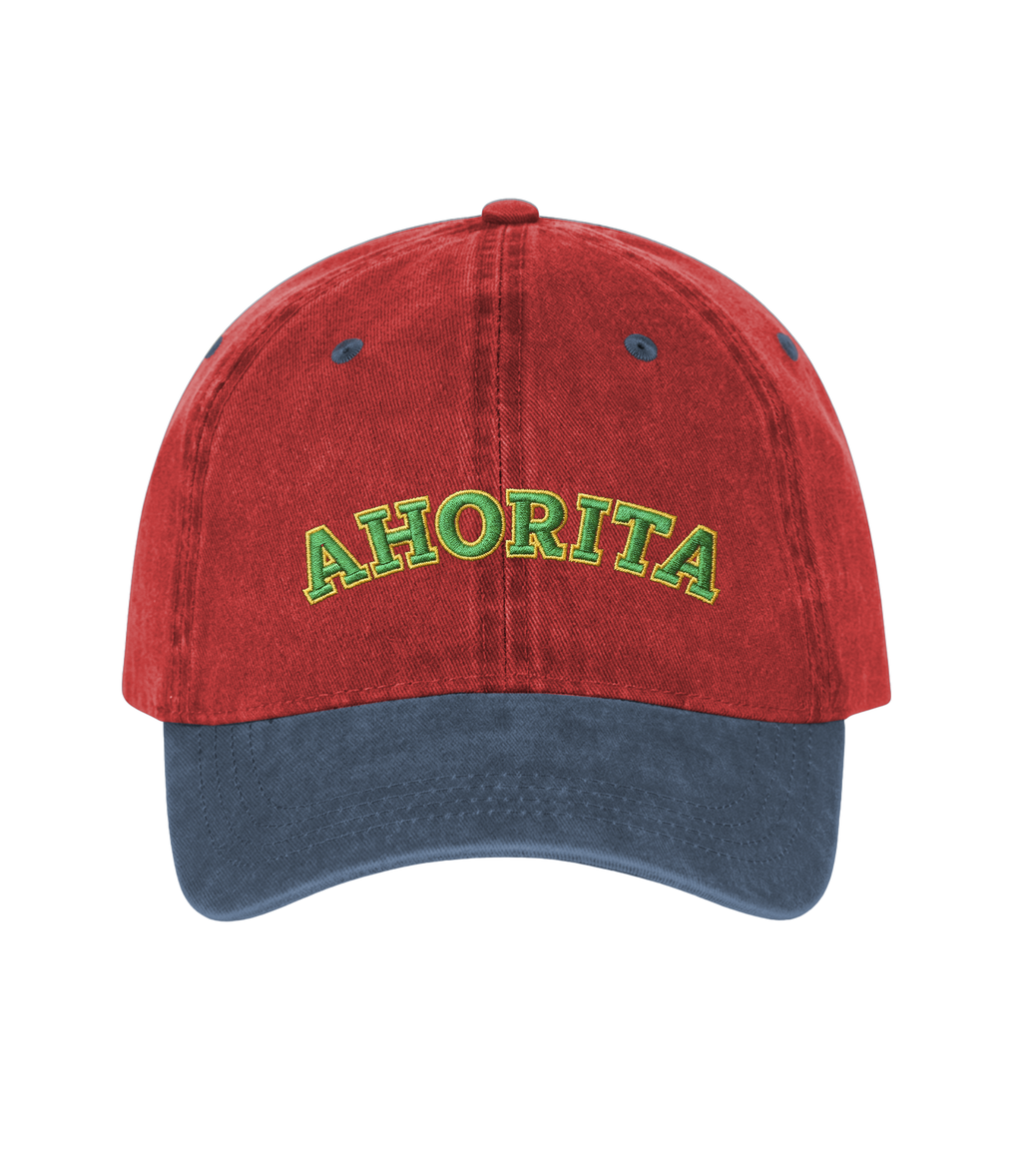 Ahorita - Gorra Deslavada Bicolor