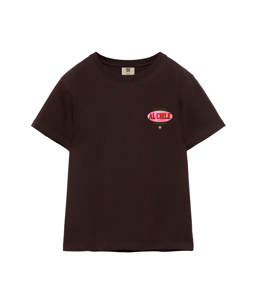 Sin filtro AL CHILE sin drama - Playera Regular Fit