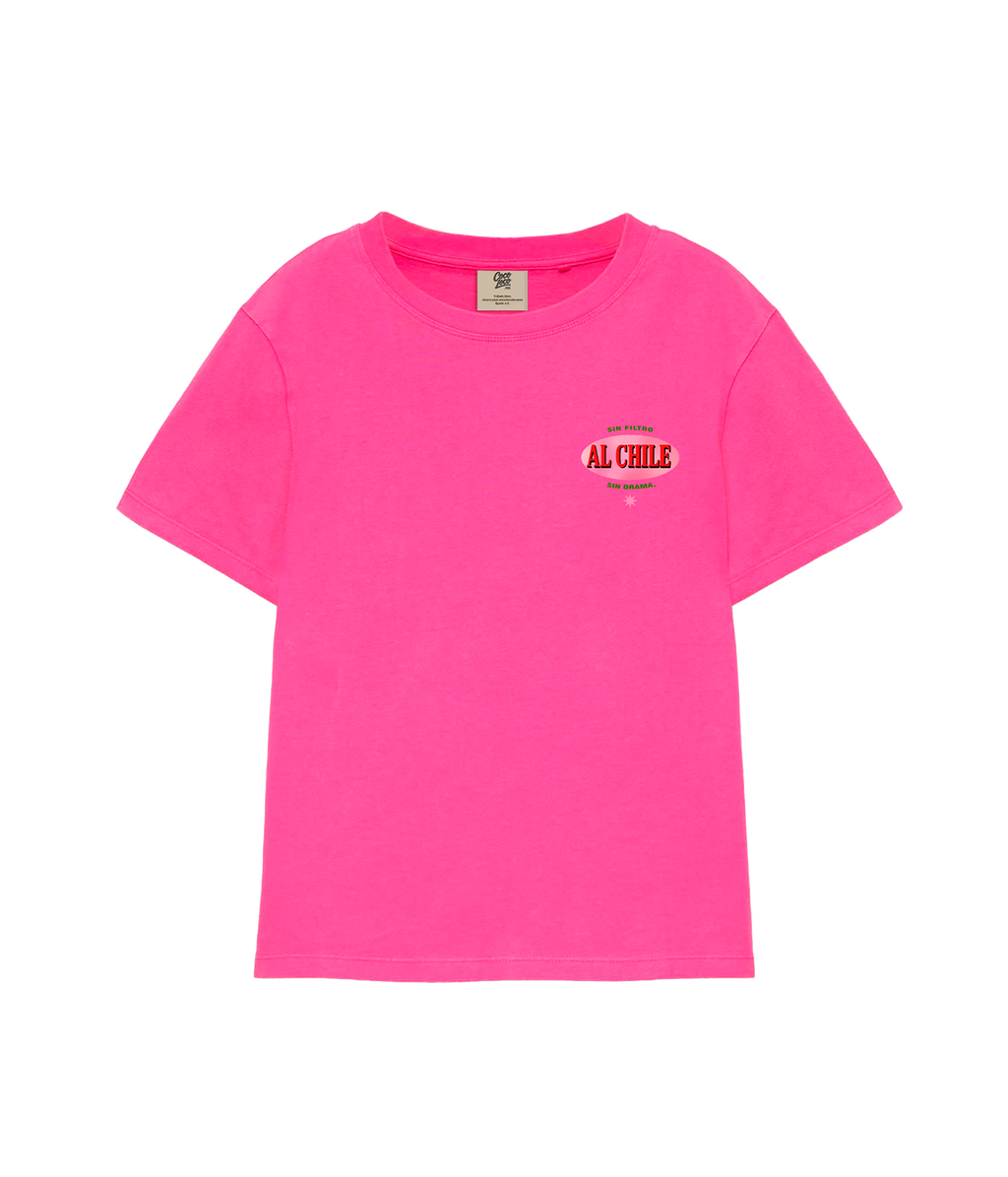 Sin filtro AL CHILE sin drama - Playera Regular Fit