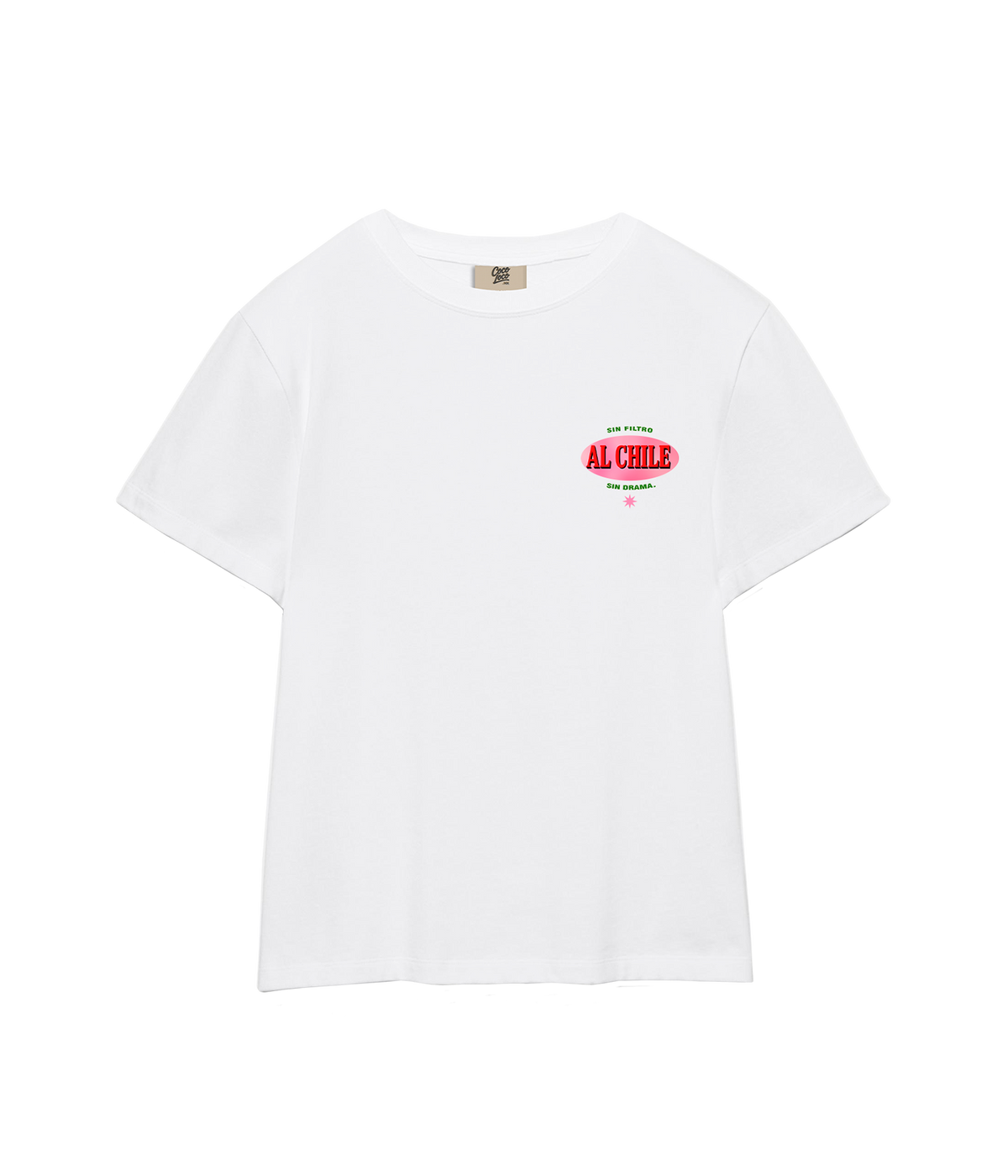 Sin filtro AL CHILE sin drama - Playera Regular Fit