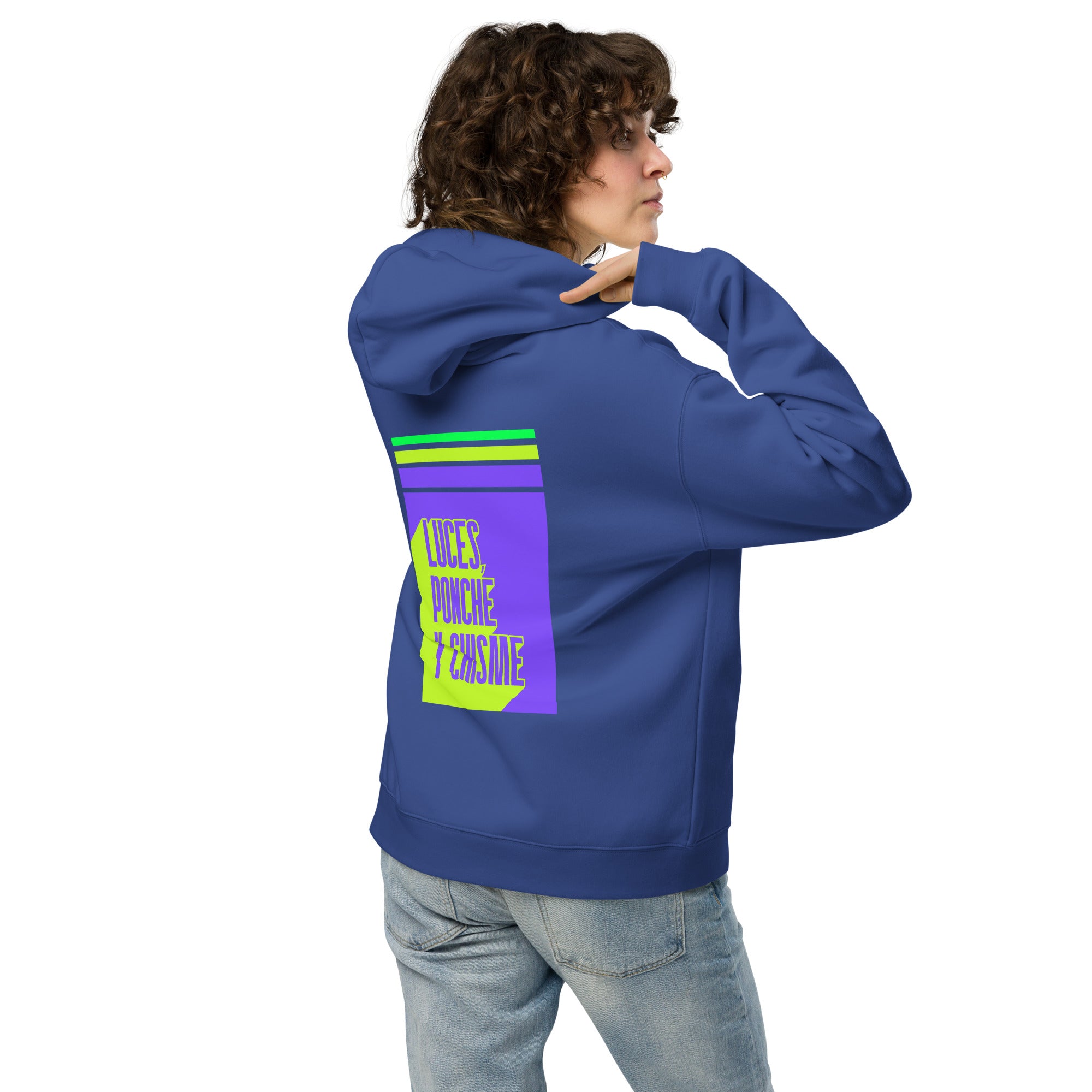 Luces, Ponche y Chisme - Unisex Oversized Hoodie