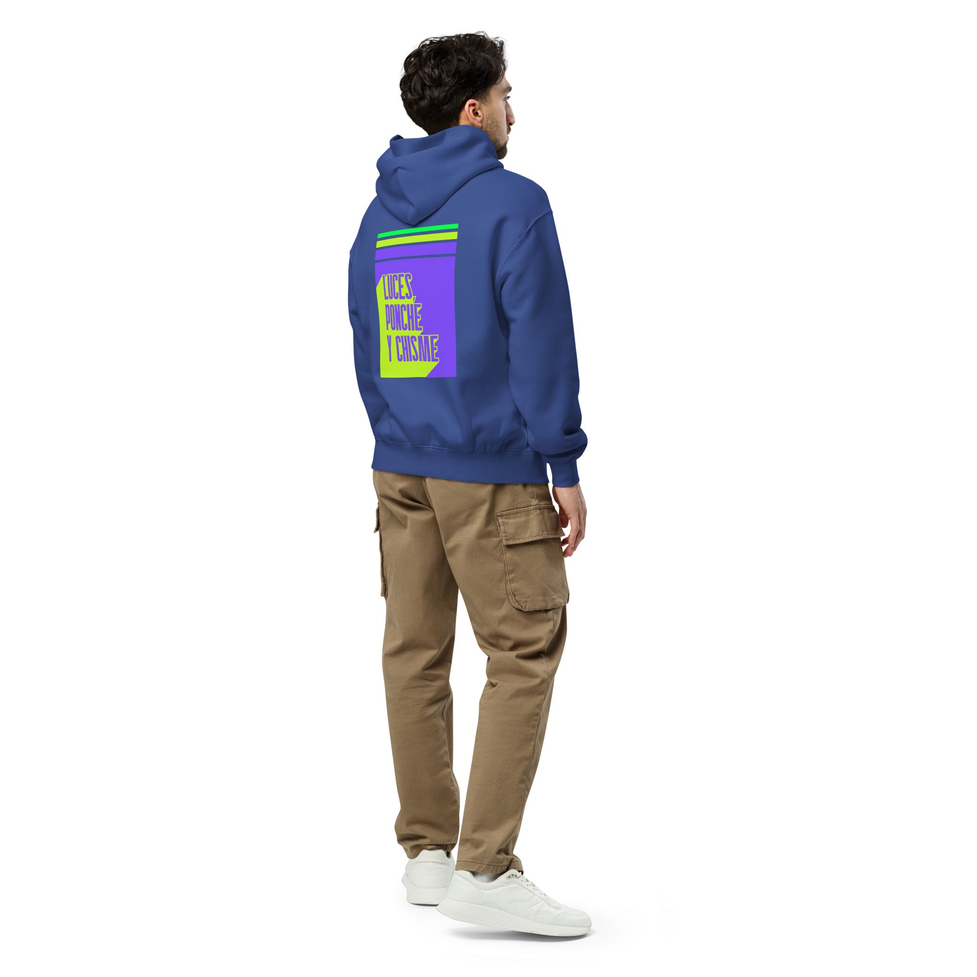 Luces, Ponche y Chisme - Unisex Oversized Hoodie