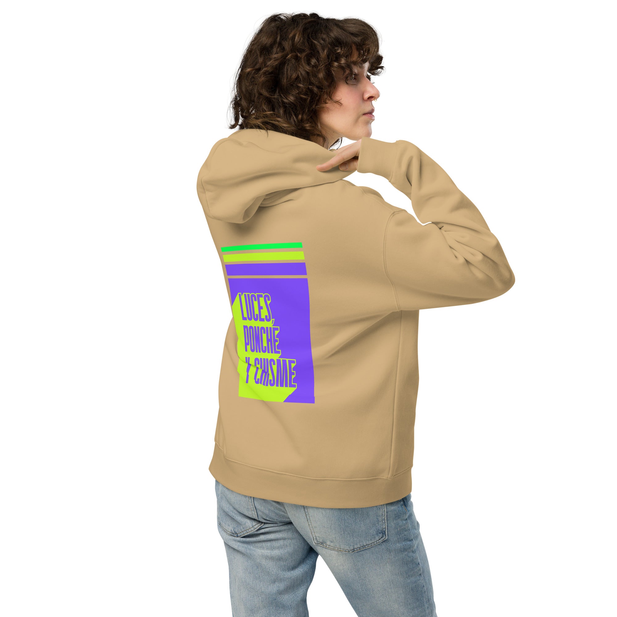 Luces, Ponche y Chisme - Unisex Oversized Hoodie