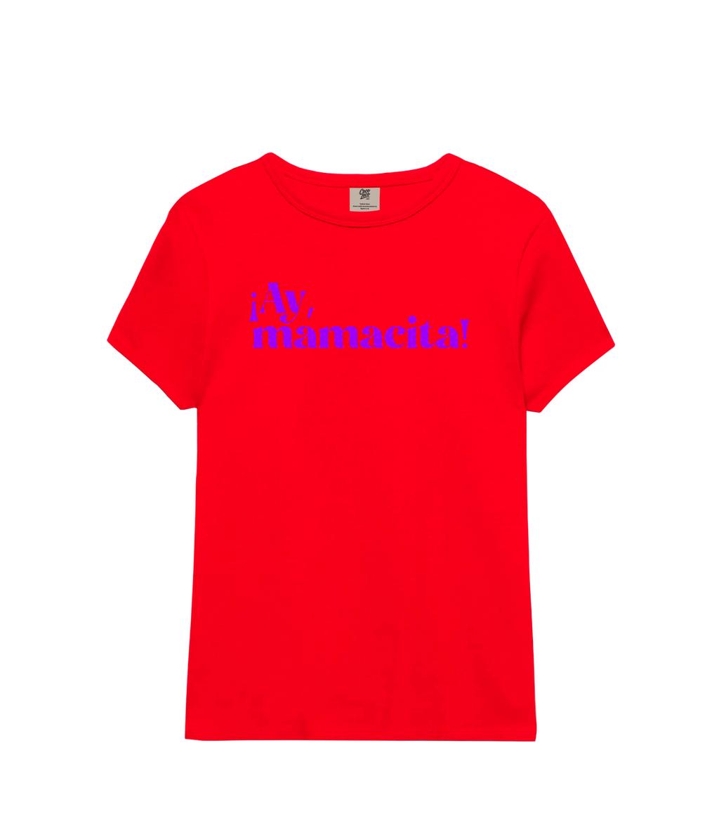 ¡ay, mamacita! - Fitted T-shirt