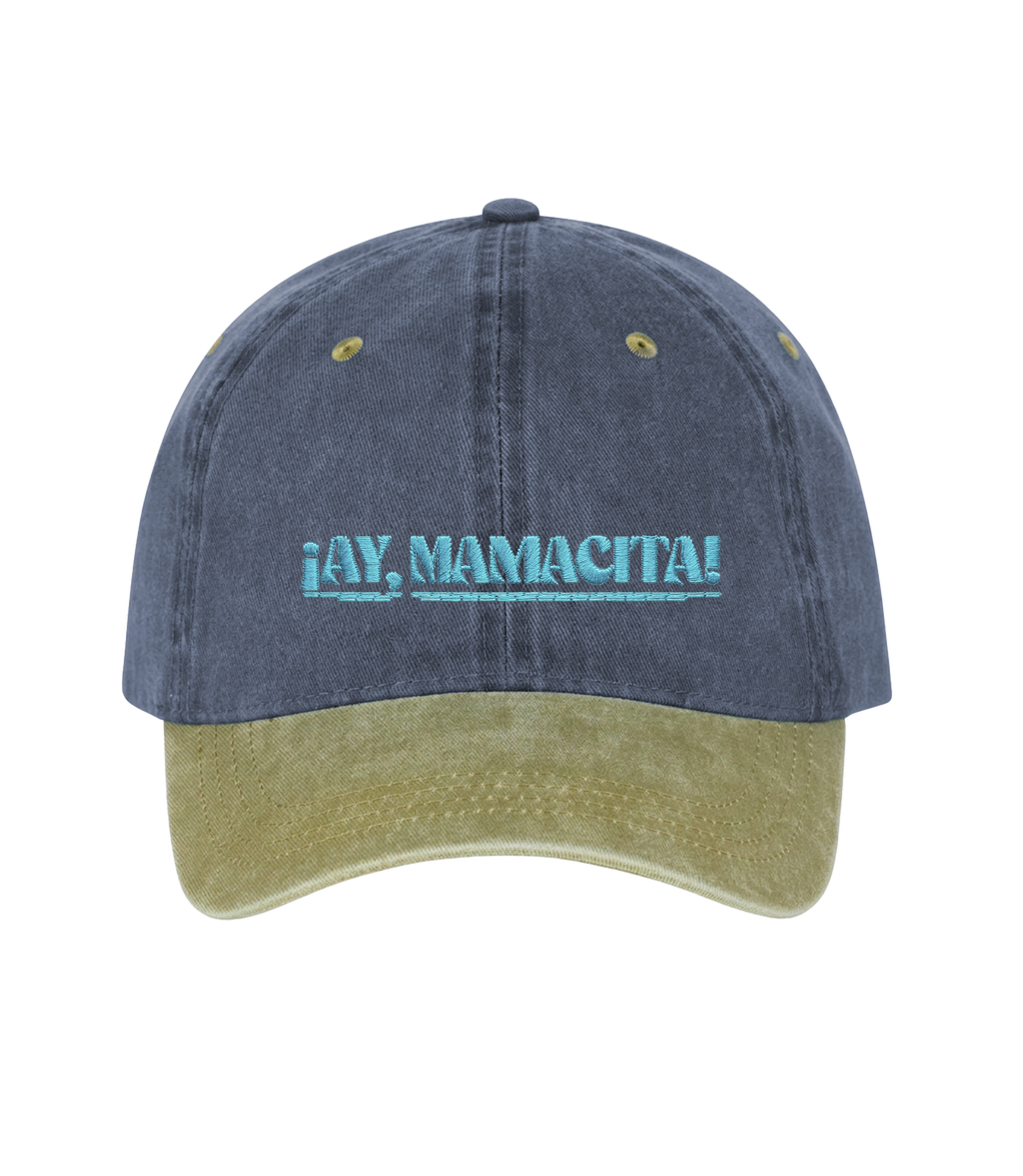 ¡Ay, Mamacita! - Two-Tone Vintage Washed Cotton Cap