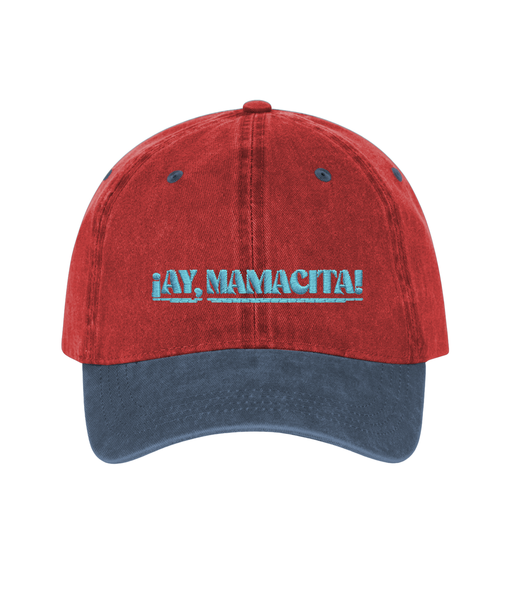 ¡Ay, Mamacita! - Two-Tone Vintage Washed Cotton Cap