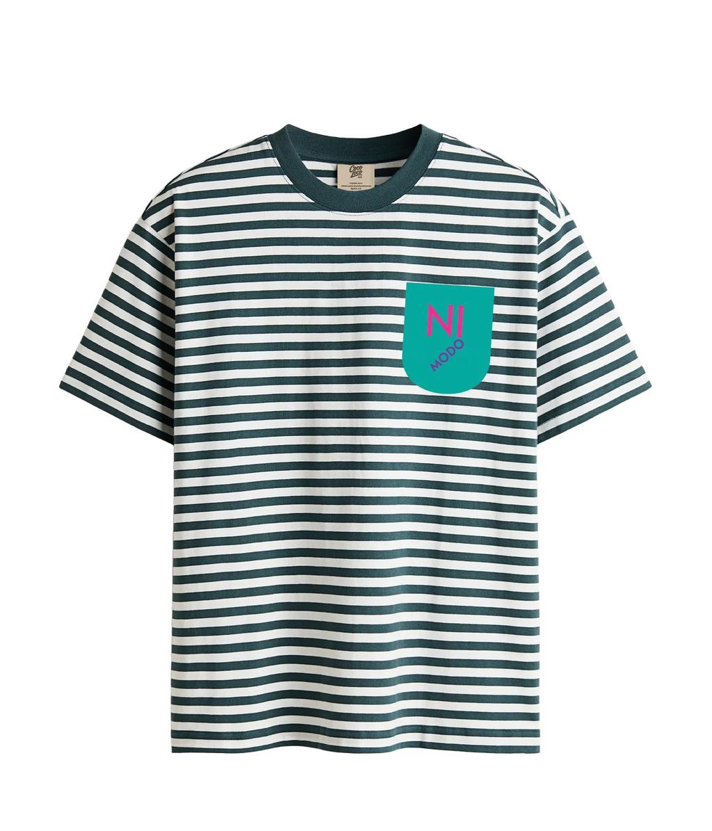 Ni modo Neon Green/ Turquoise - Men's Relaxed Fit T-shirt