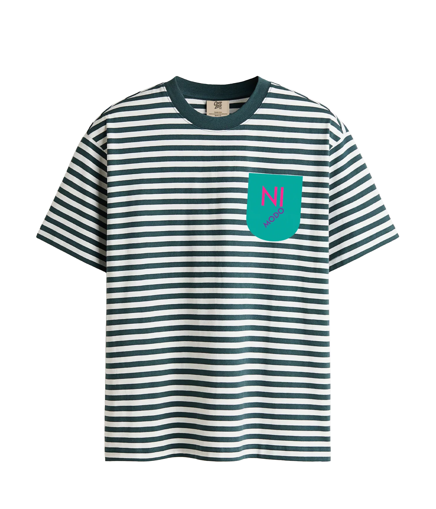 Ni modo Neon Green/ Turquoise - Men's Relaxed Fit T-shirt