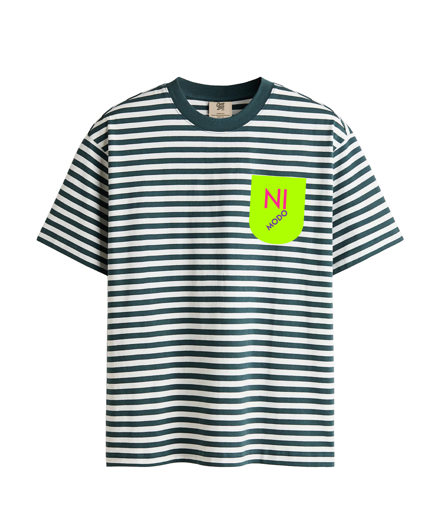 Ni modo Neon Green/ Turquoise - Men's Relaxed Fit T-shirt