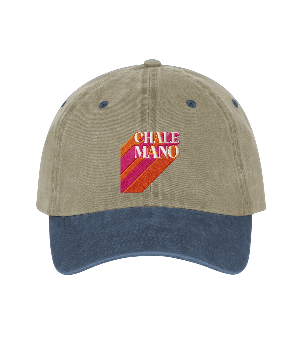 Chale Mano - Two-Tone Vintage Washed Cotton Cap