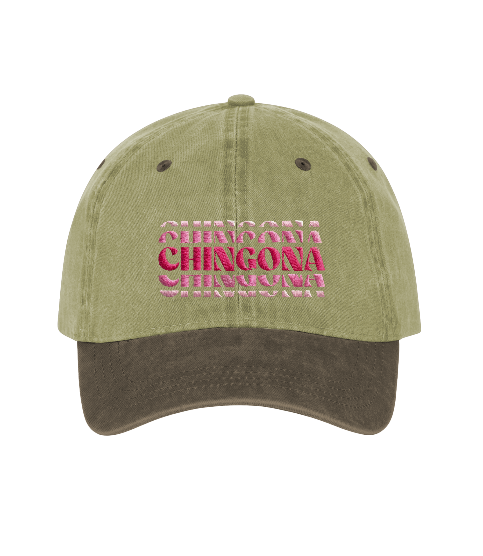 Chingona - Gorra Deslavada Bicolor