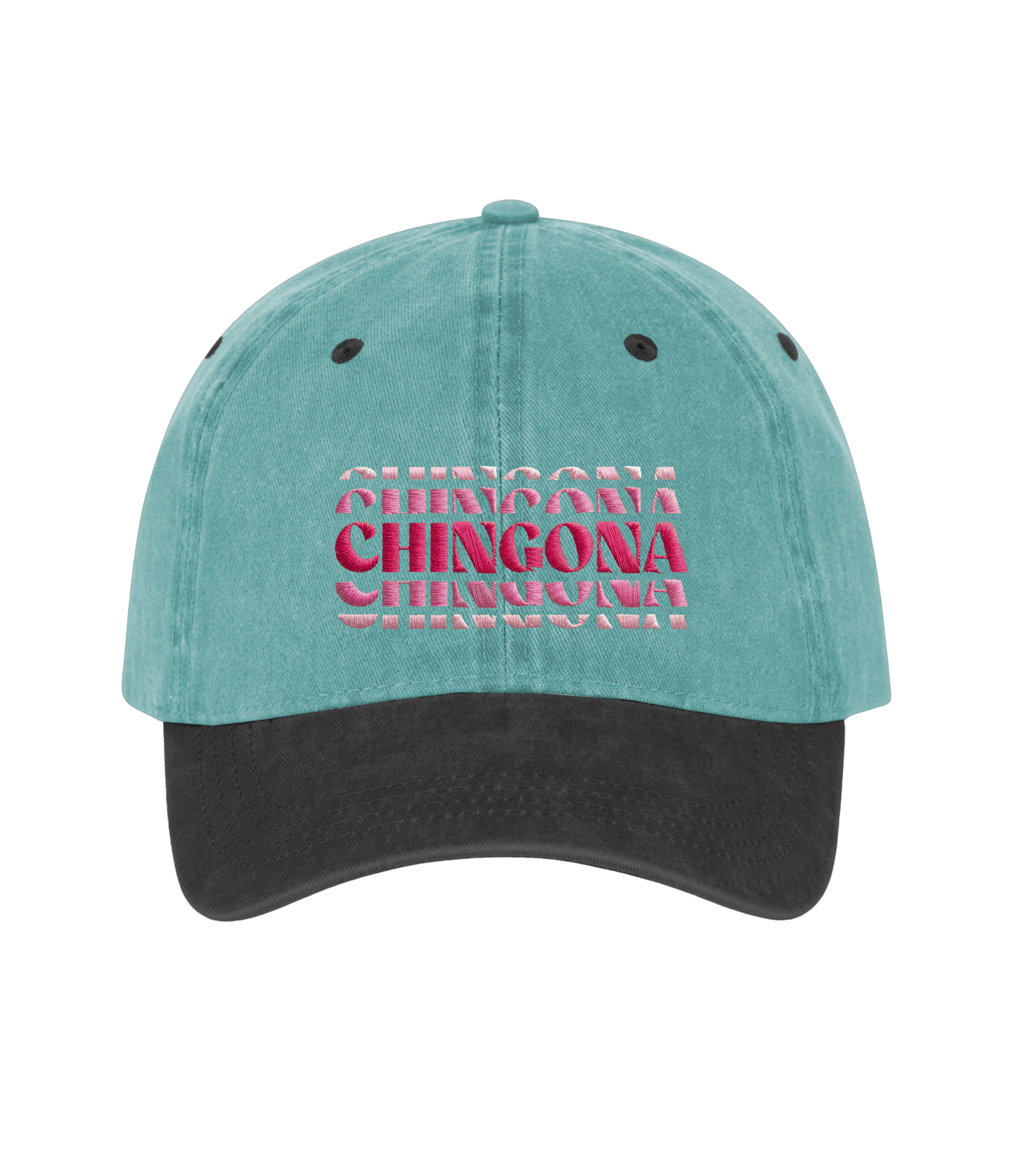 Chingona - Gorra Deslavada Bicolor