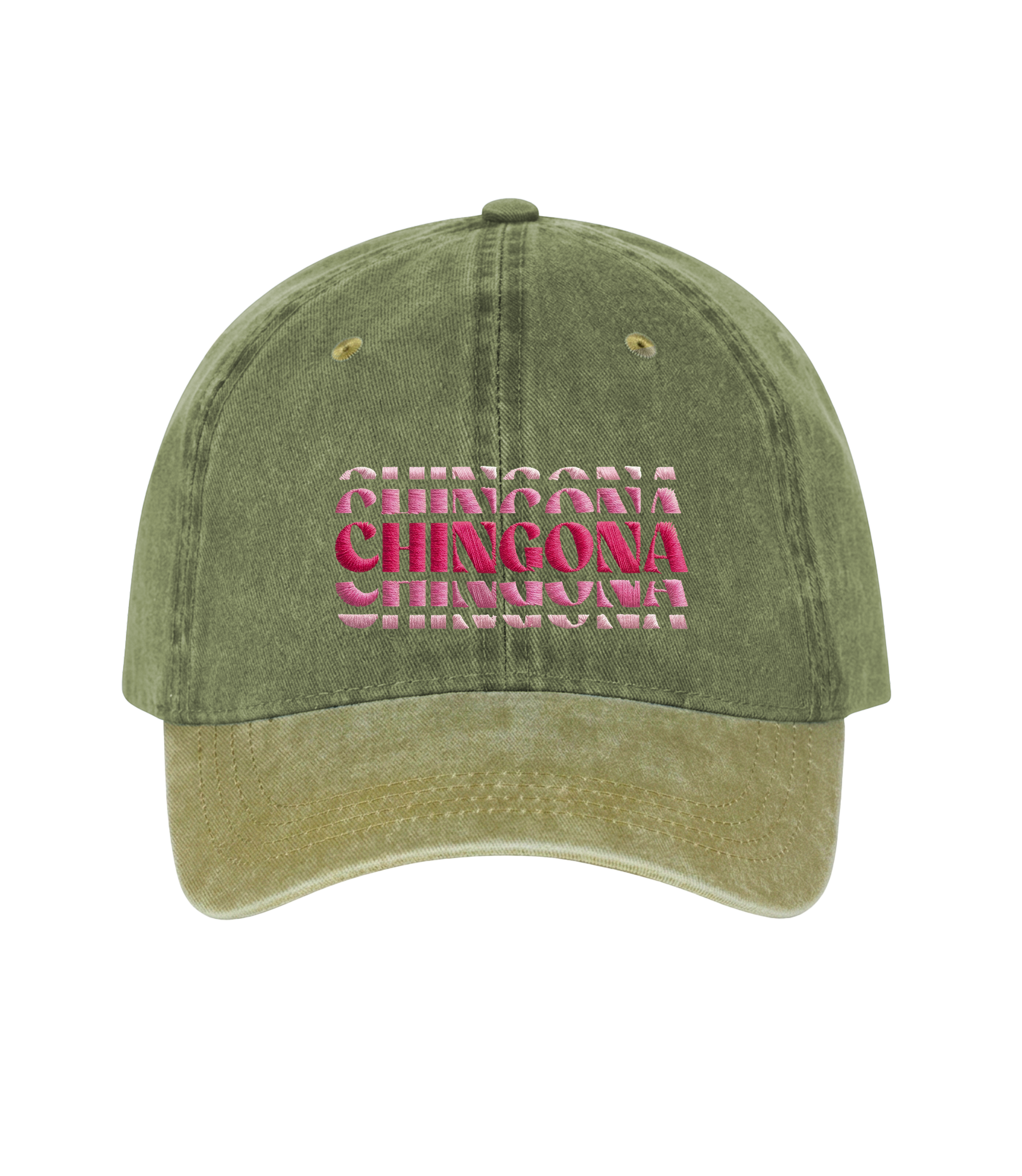 Chingona - Gorra Deslavada Bicolor