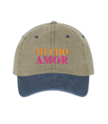 MUCHO AMOR - Gorra deslavada Bicolor