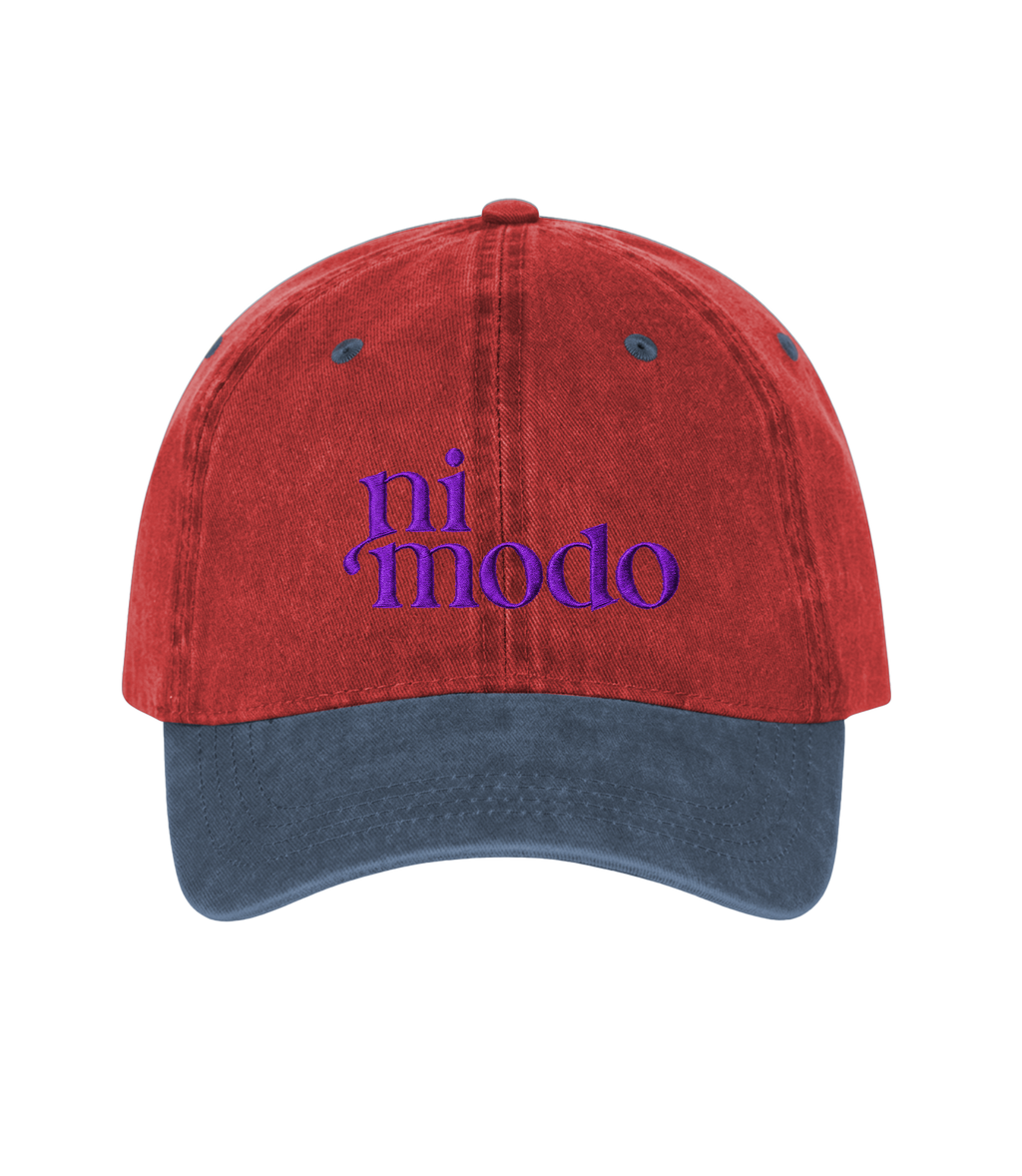 ni modo - Two-Tone Vintage Washed Cotton Cap