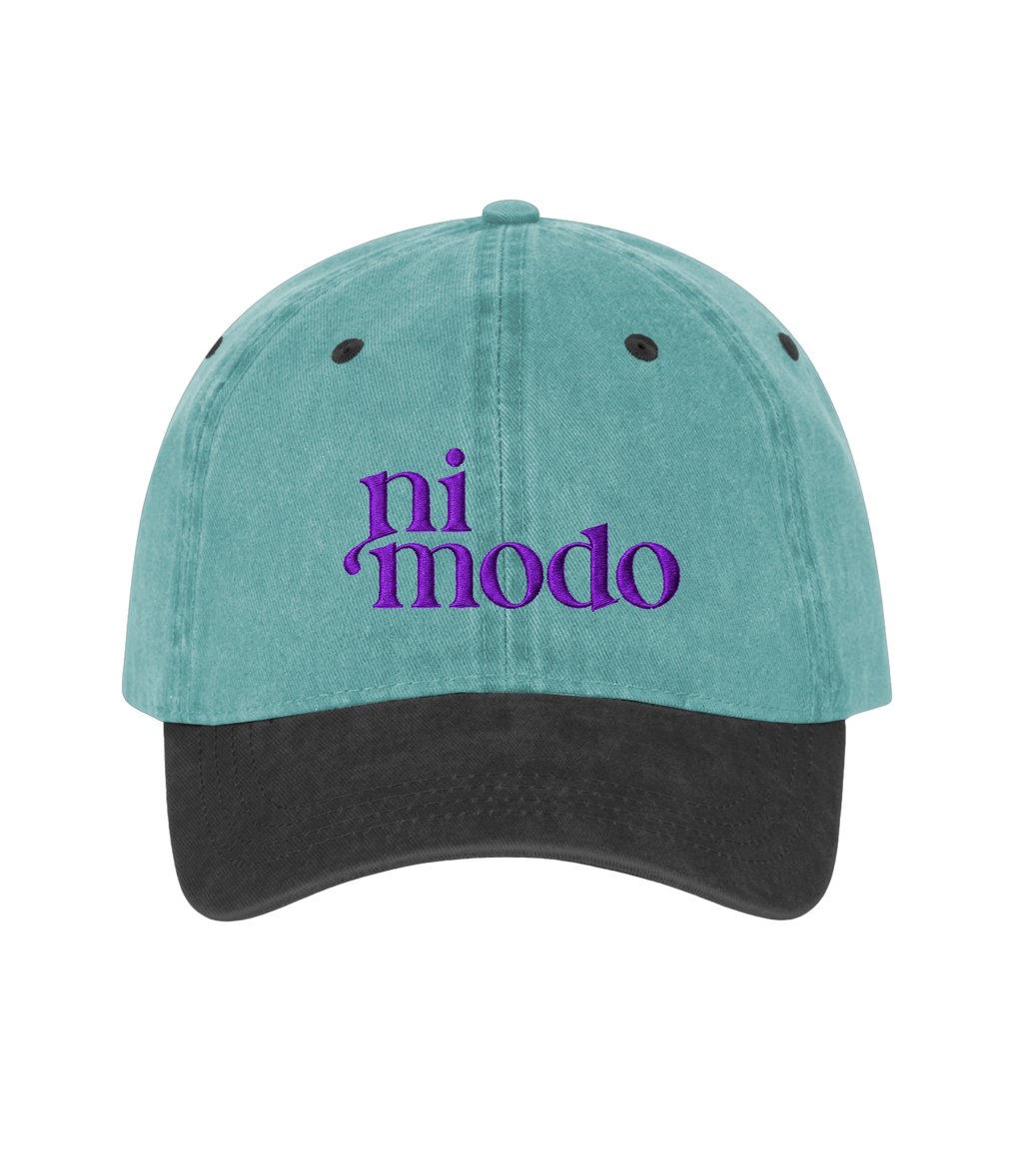 ni modo - Two-Tone Vintage Washed Cotton Cap