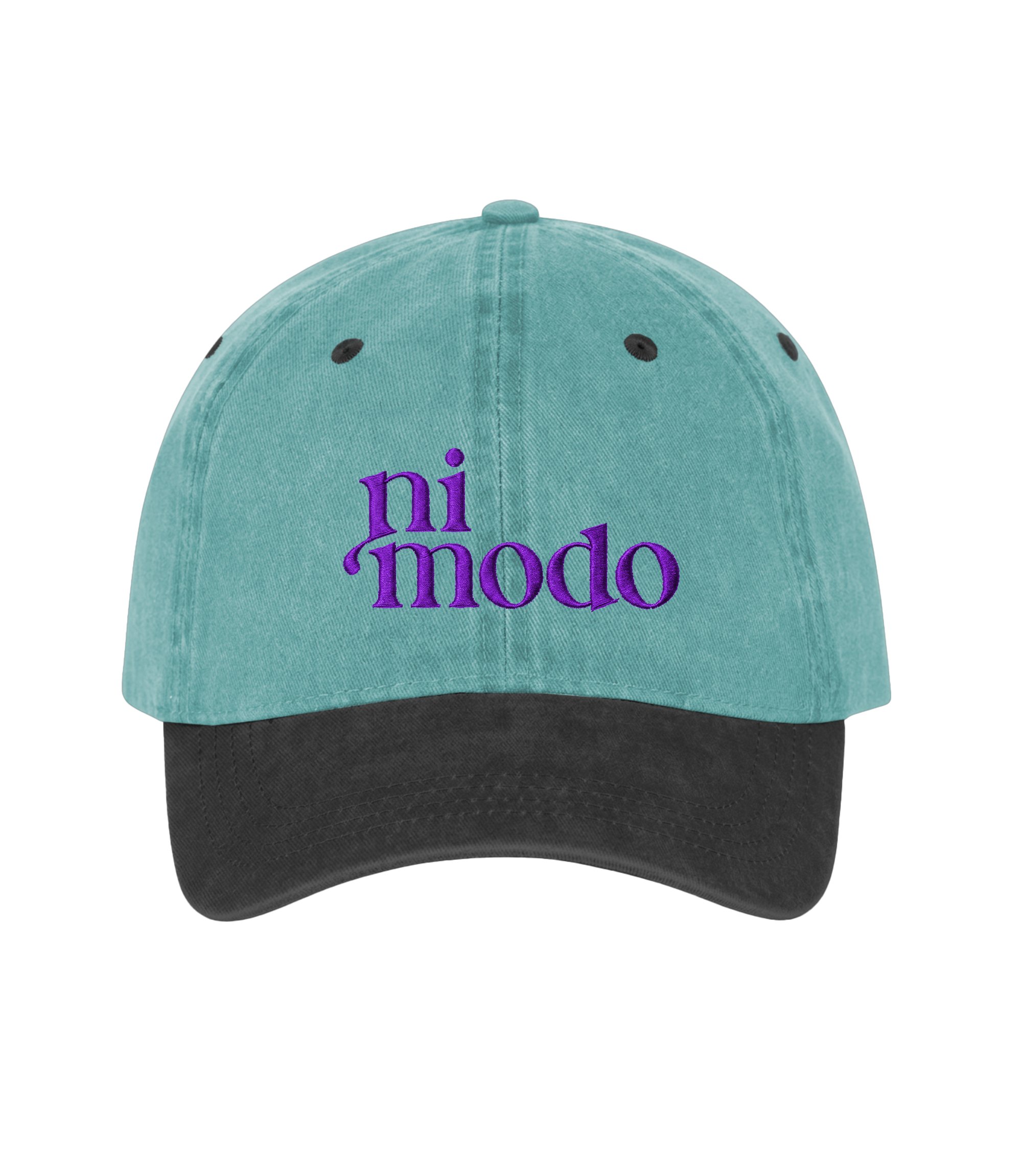 ni modo - Two-Tone Vintage Washed Cotton Cap