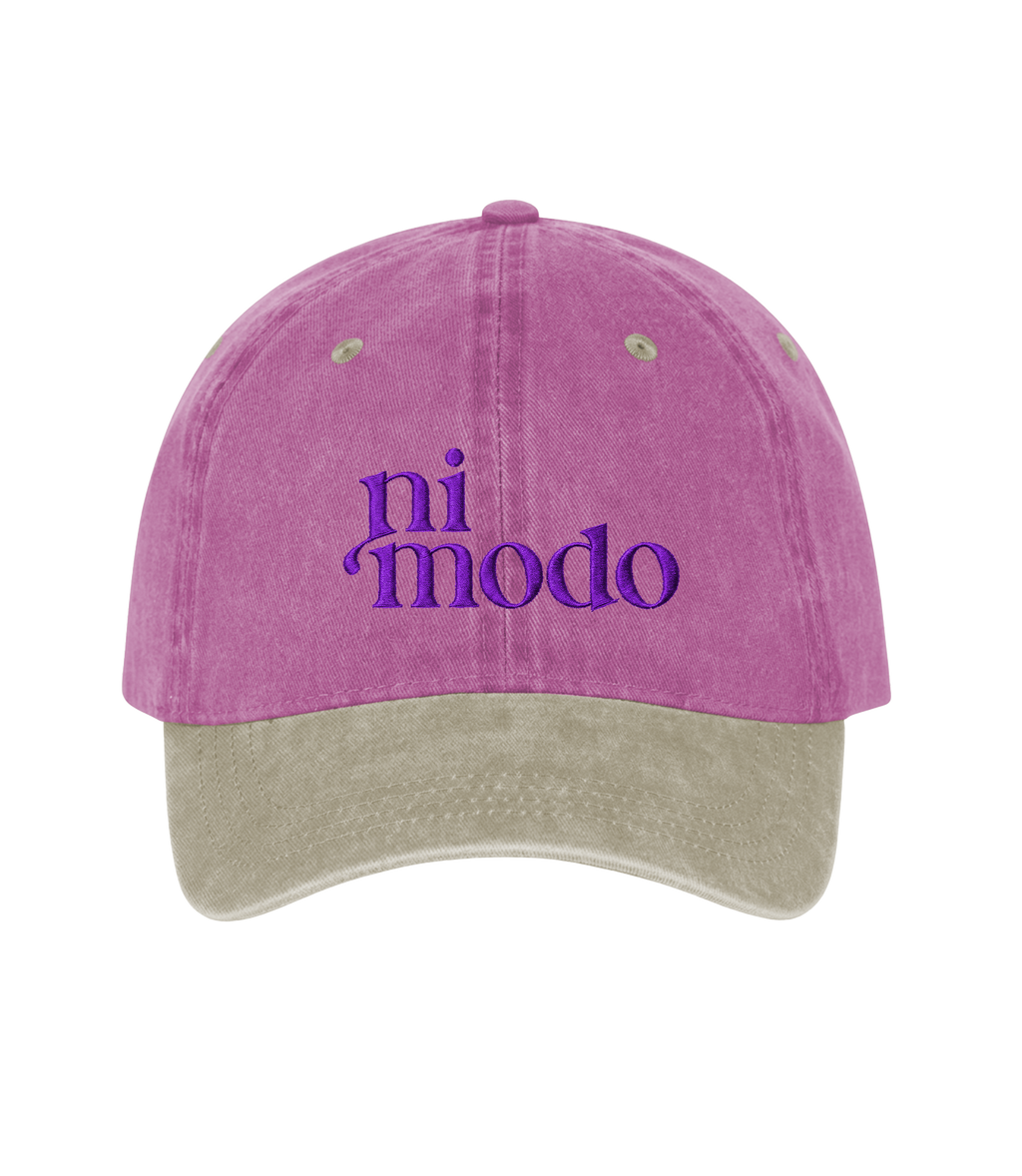 ni modo - Two-Tone Vintage Washed Cotton Cap