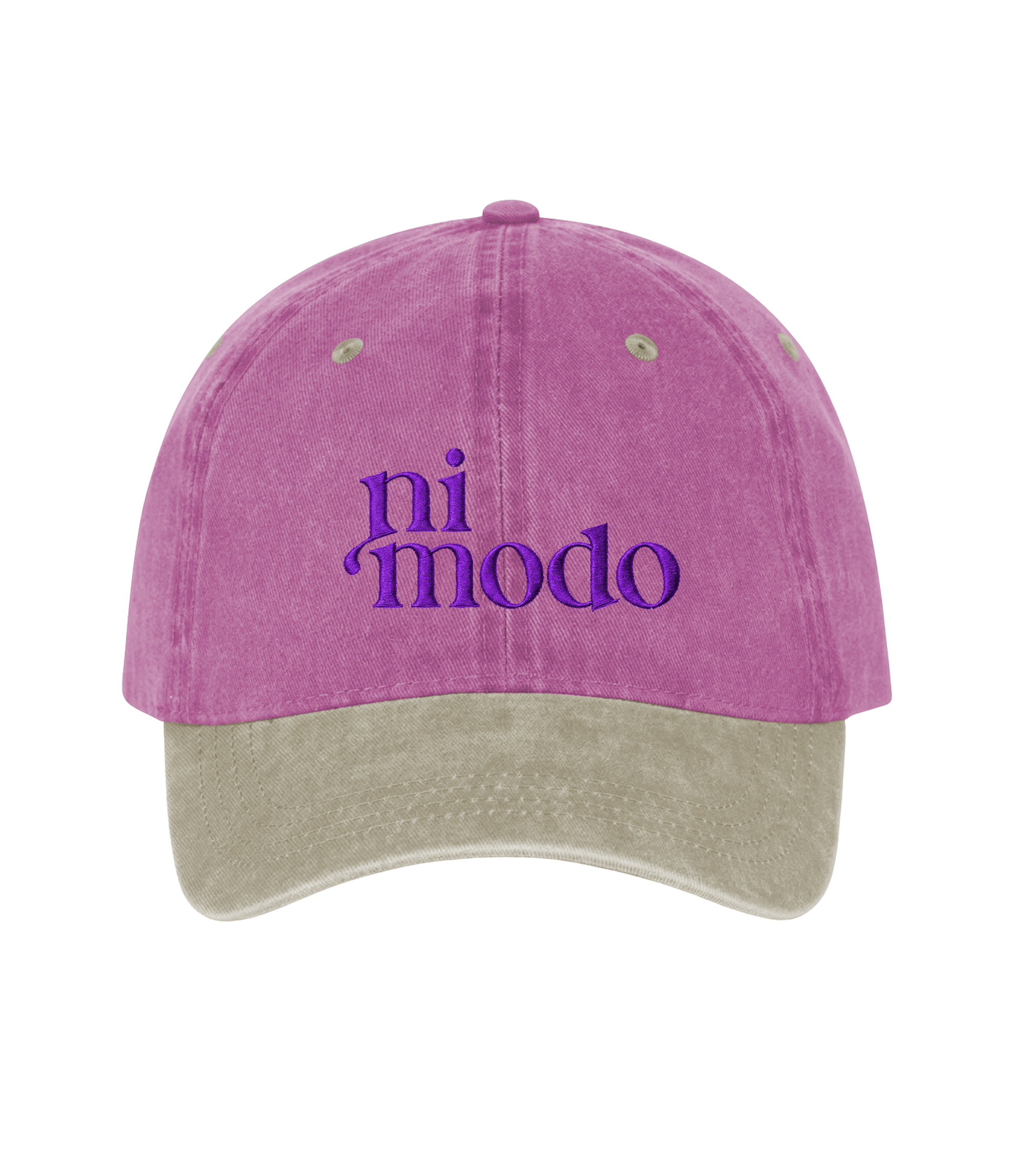 ni modo - Two-Tone Vintage Washed Cotton Cap