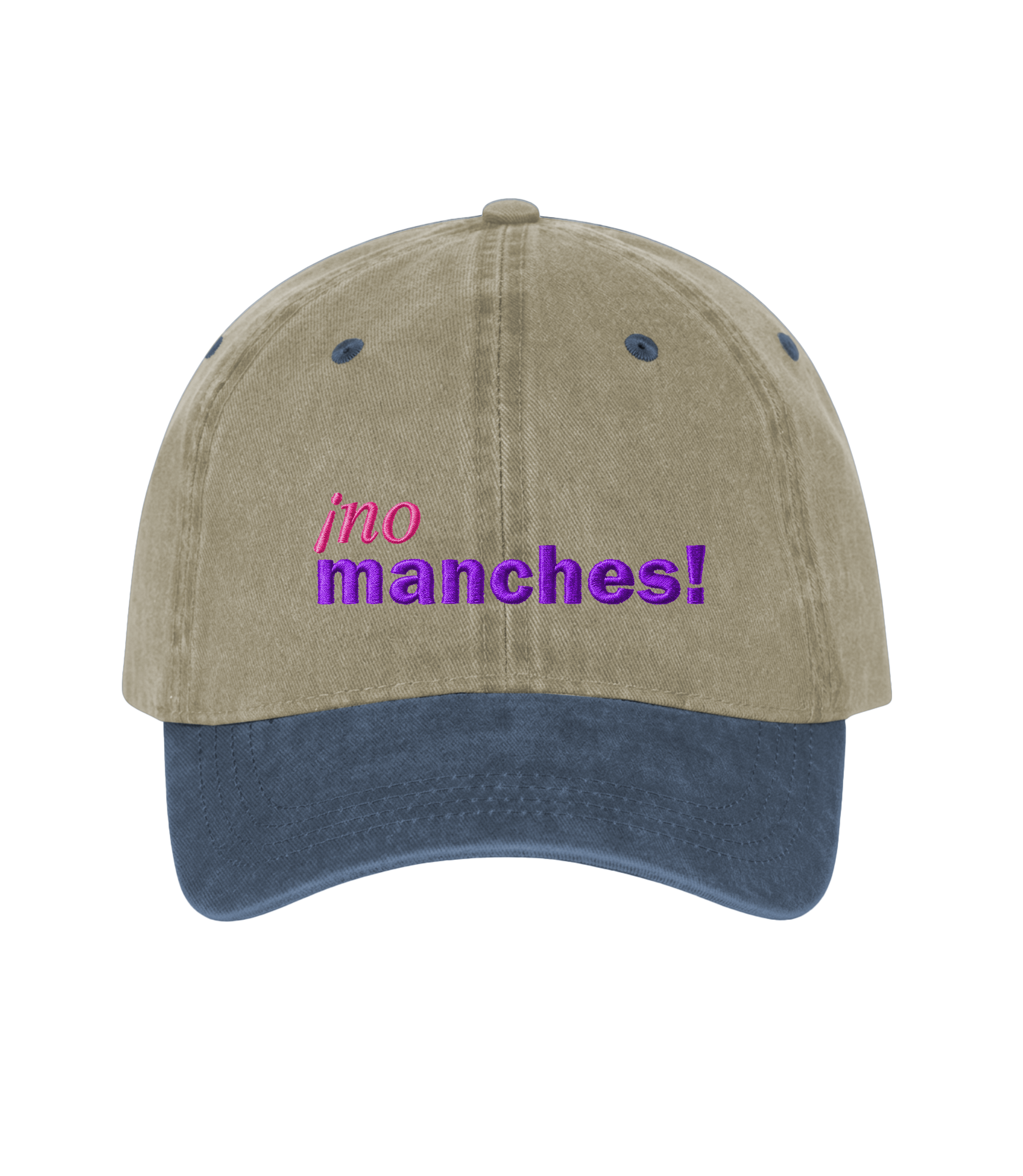 ¡no manches! - Gorra Deslavada Bicolor