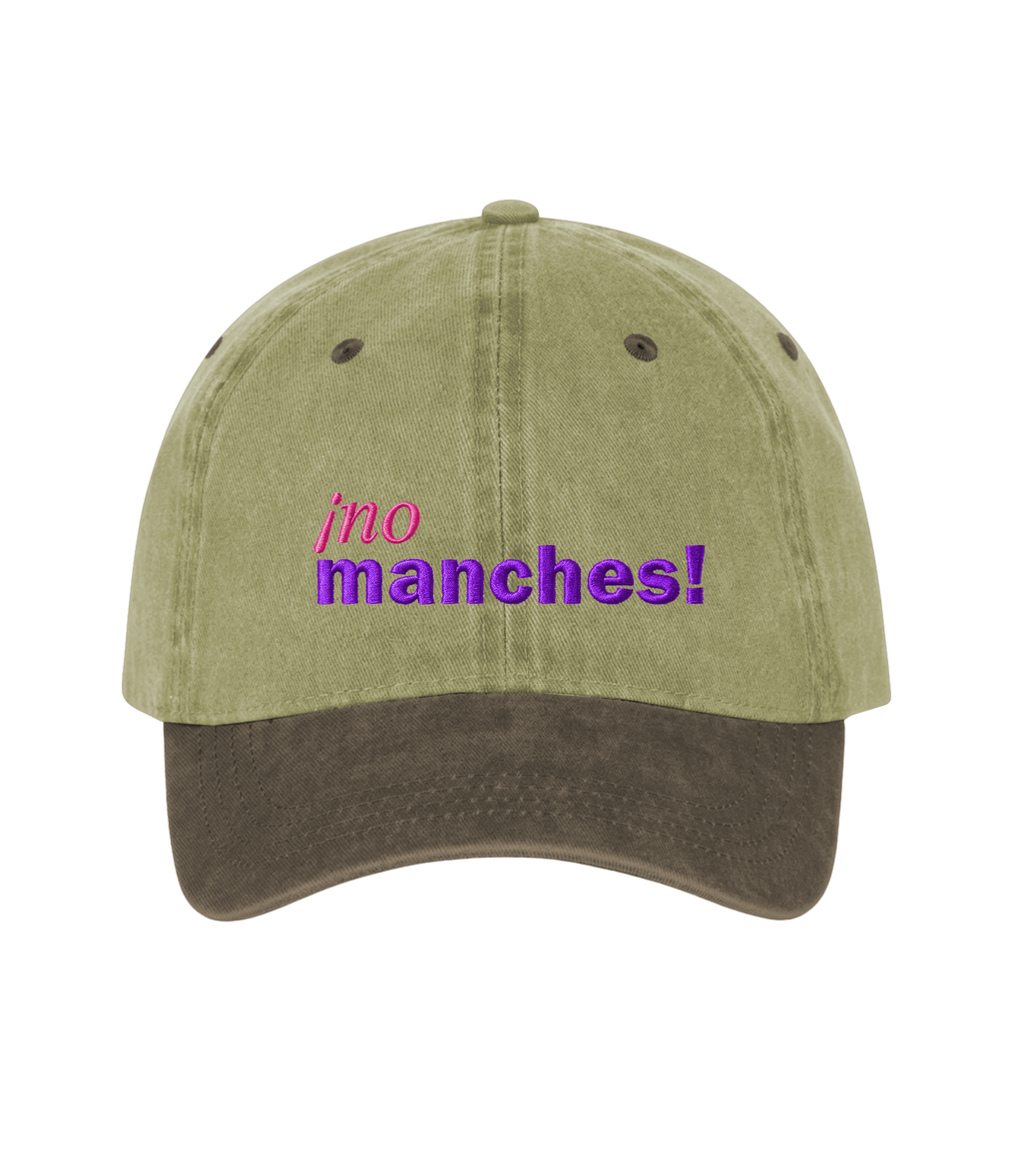 ¡no manches! - Gorra Deslavada Bicolor