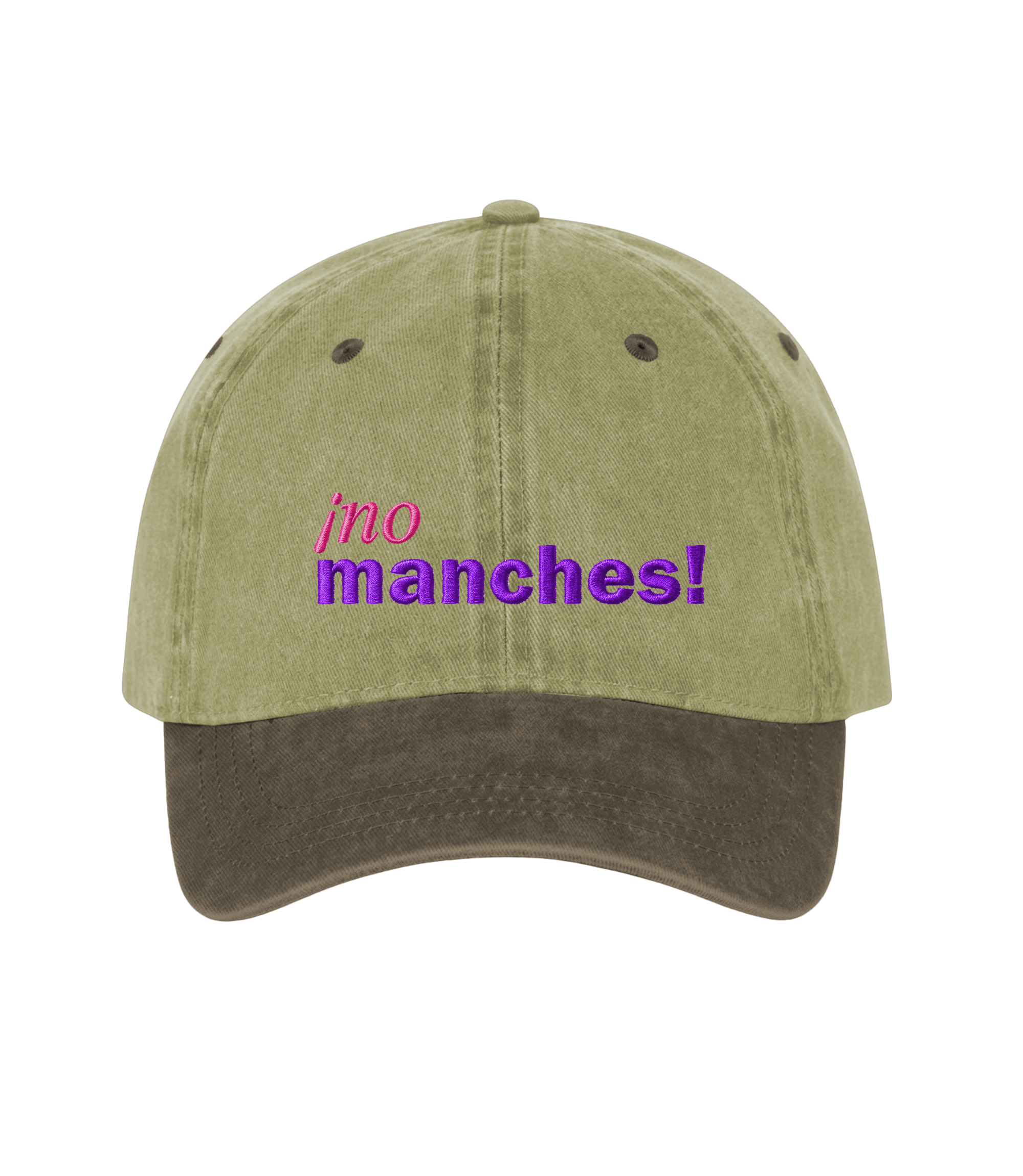 ¡no manches! - Gorra Deslavada Bicolor