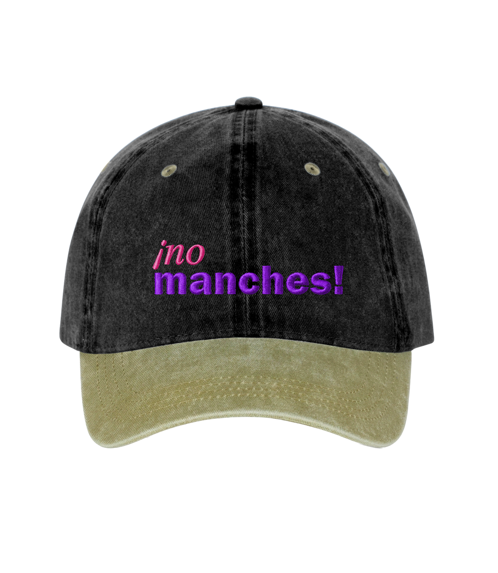 ¡no manches! - Gorra Deslavada Bicolor