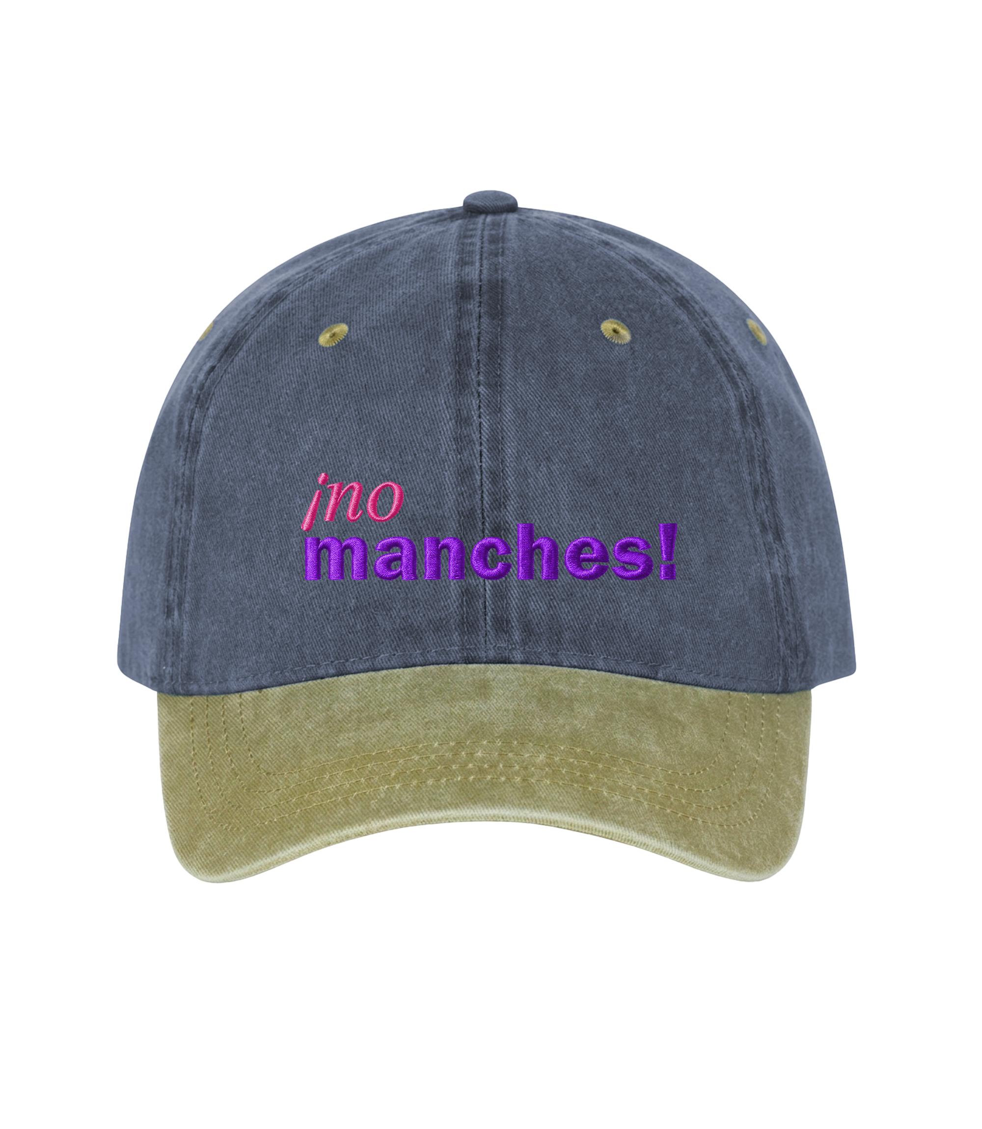 ¡no manches! - Gorra Deslavada Bicolor