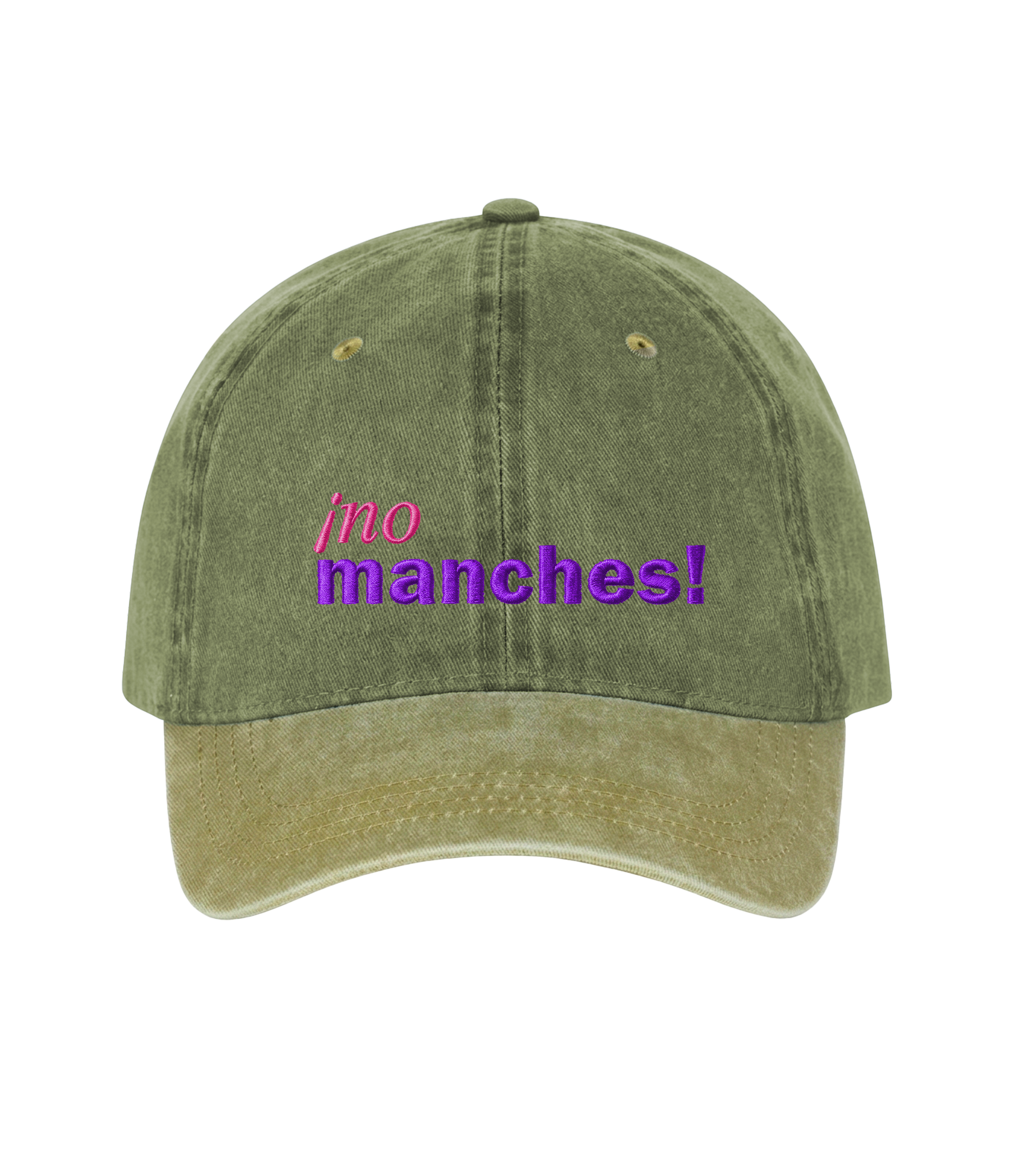 ¡no manches! - Gorra Deslavada Bicolor