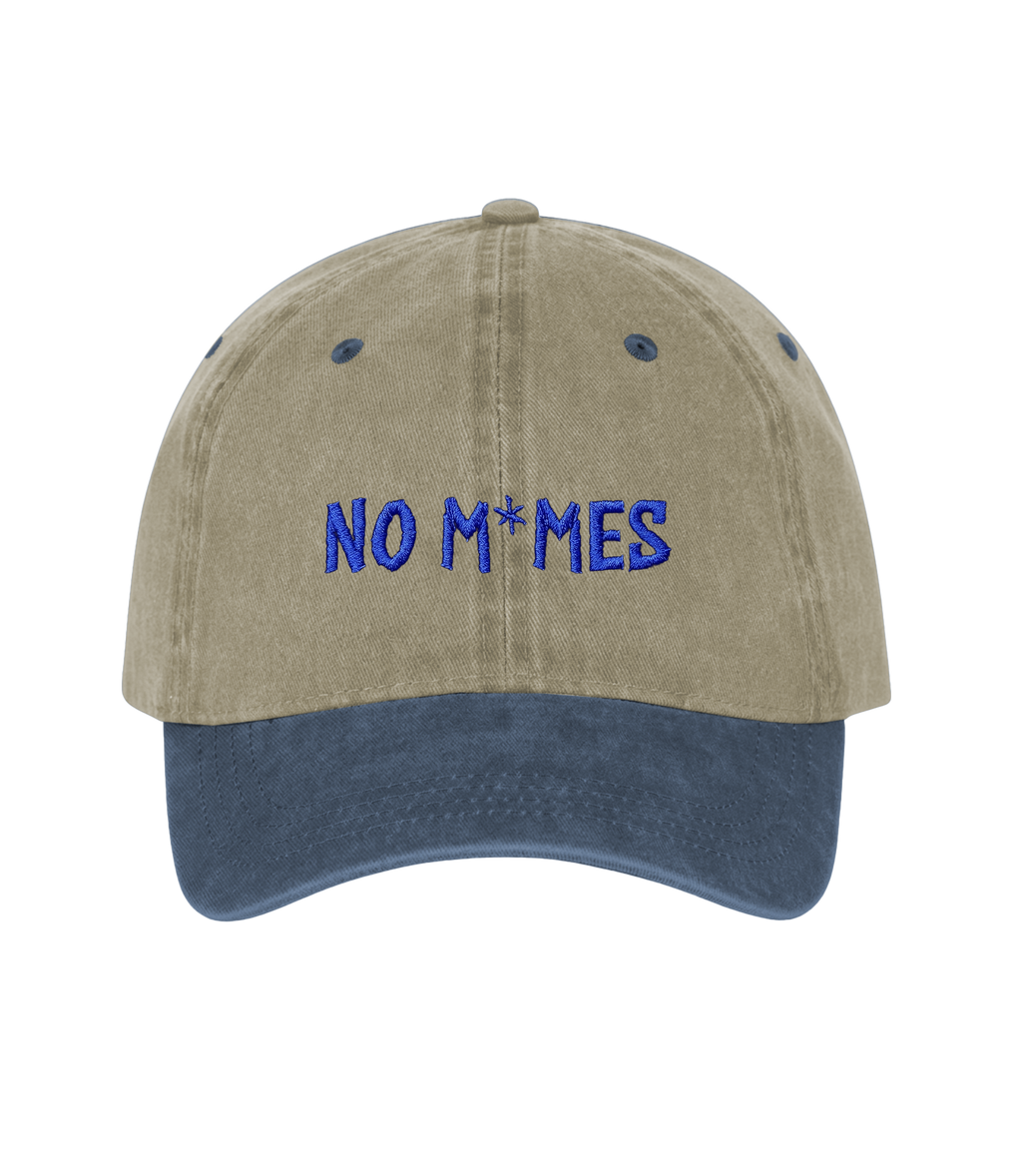 No M*mes - Two-Tone Vintage Washed Cotton Cap