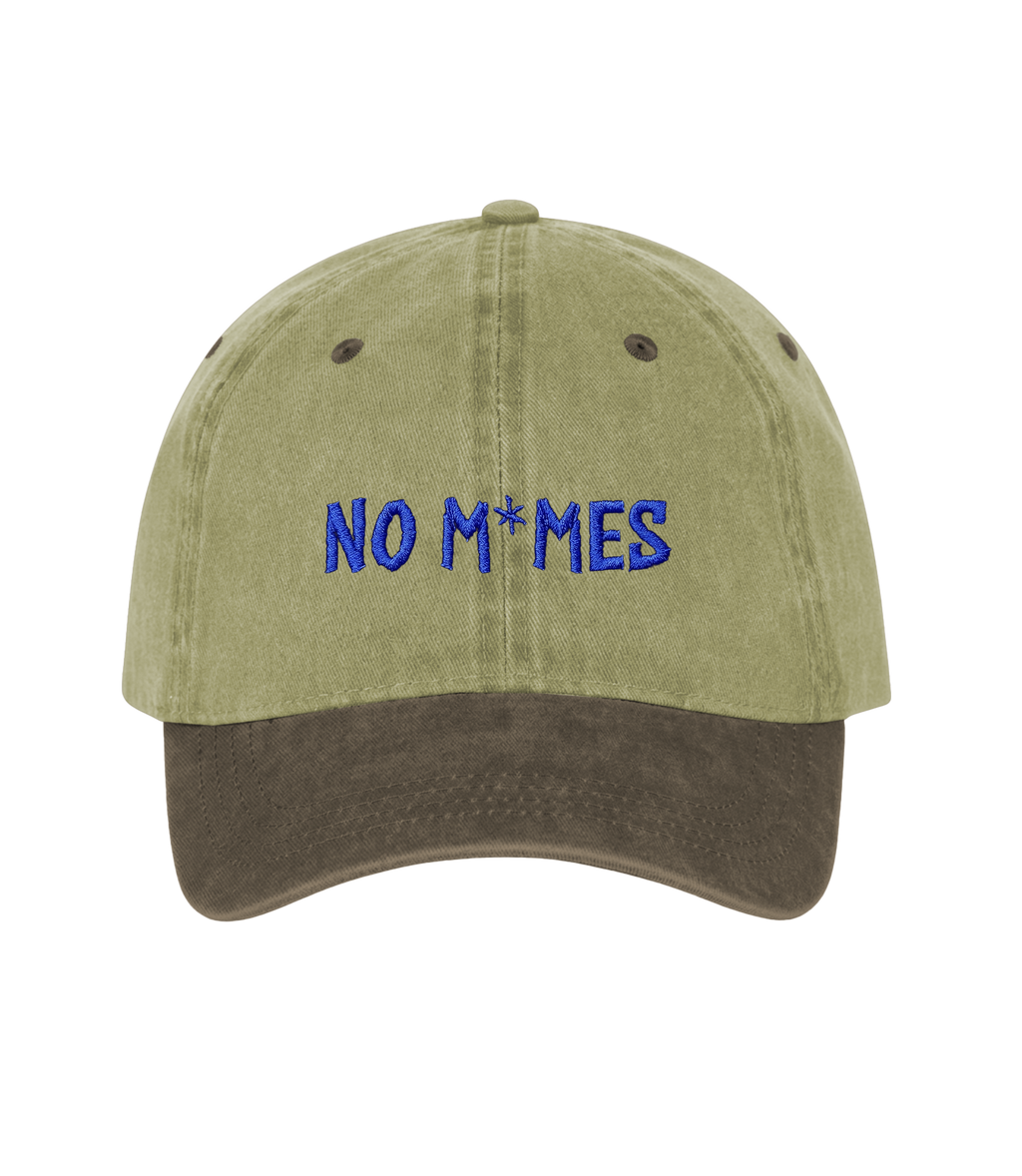 No M*mes - Two-Tone Vintage Washed Cotton Cap
