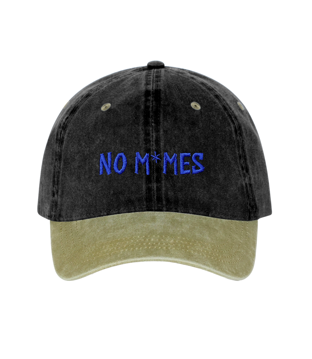 No M*mes - Two-Tone Vintage Washed Cotton Cap