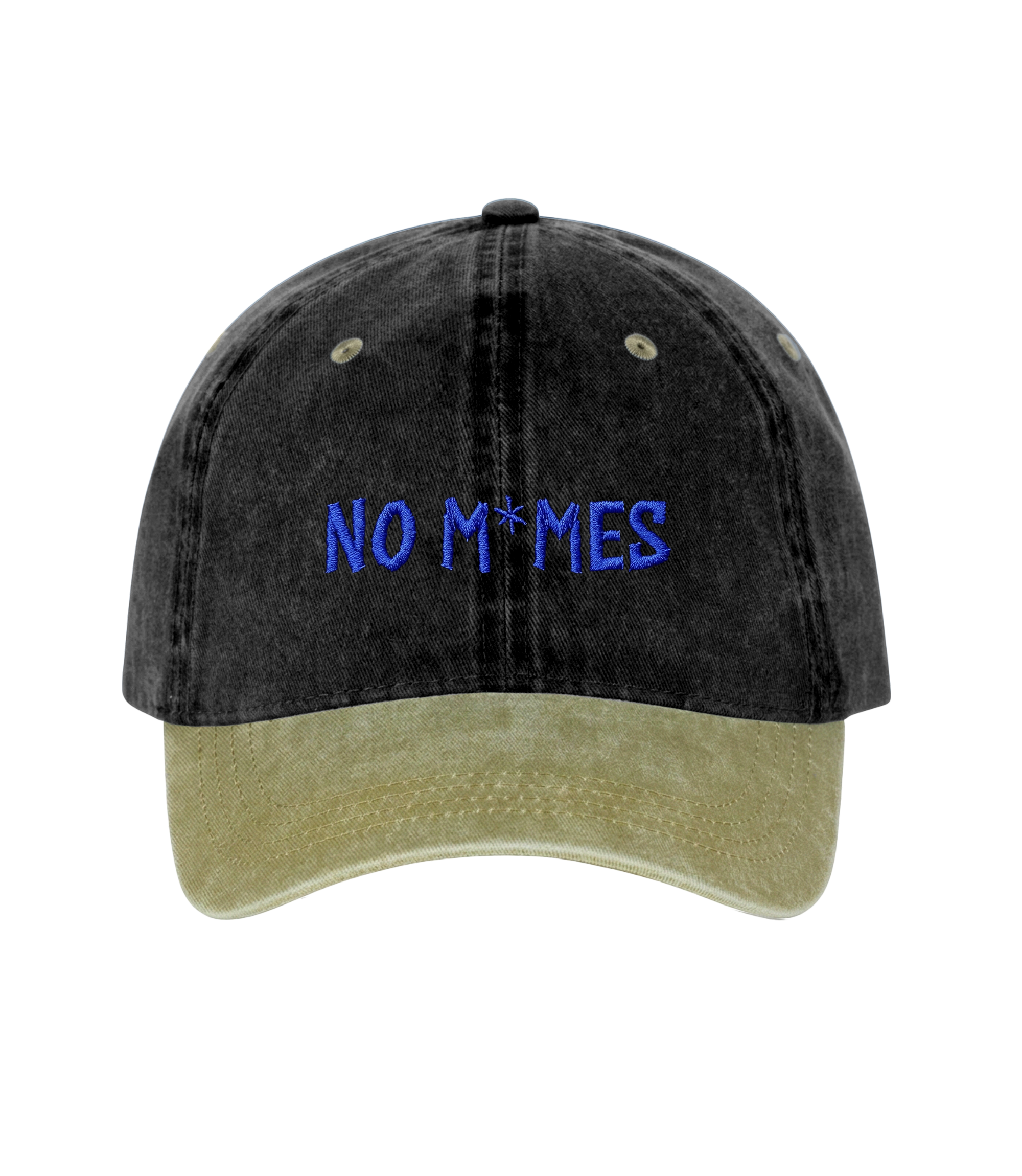 No M*mes - Two-Tone Vintage Washed Cotton Cap