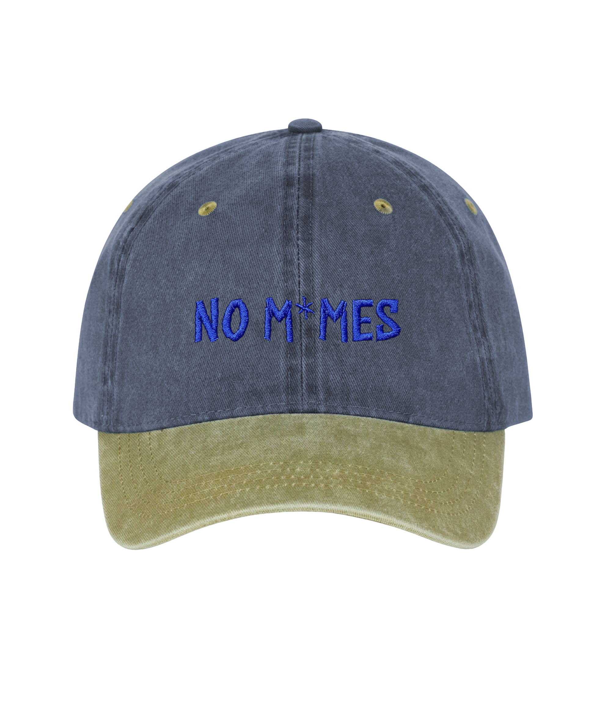 No M*mes - Two-Tone Vintage Washed Cotton Cap