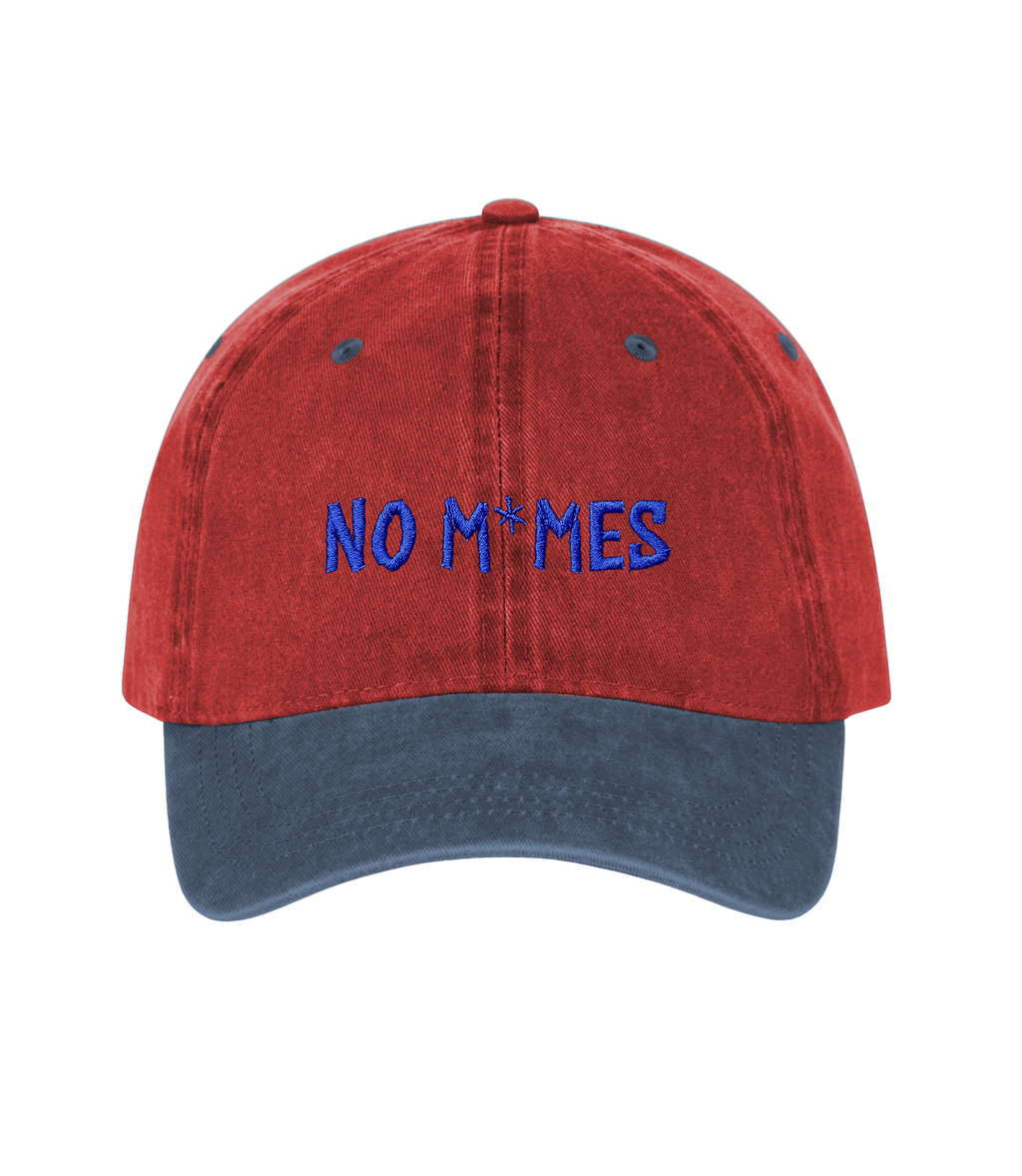 No M*mes - Two-Tone Vintage Washed Cotton Cap