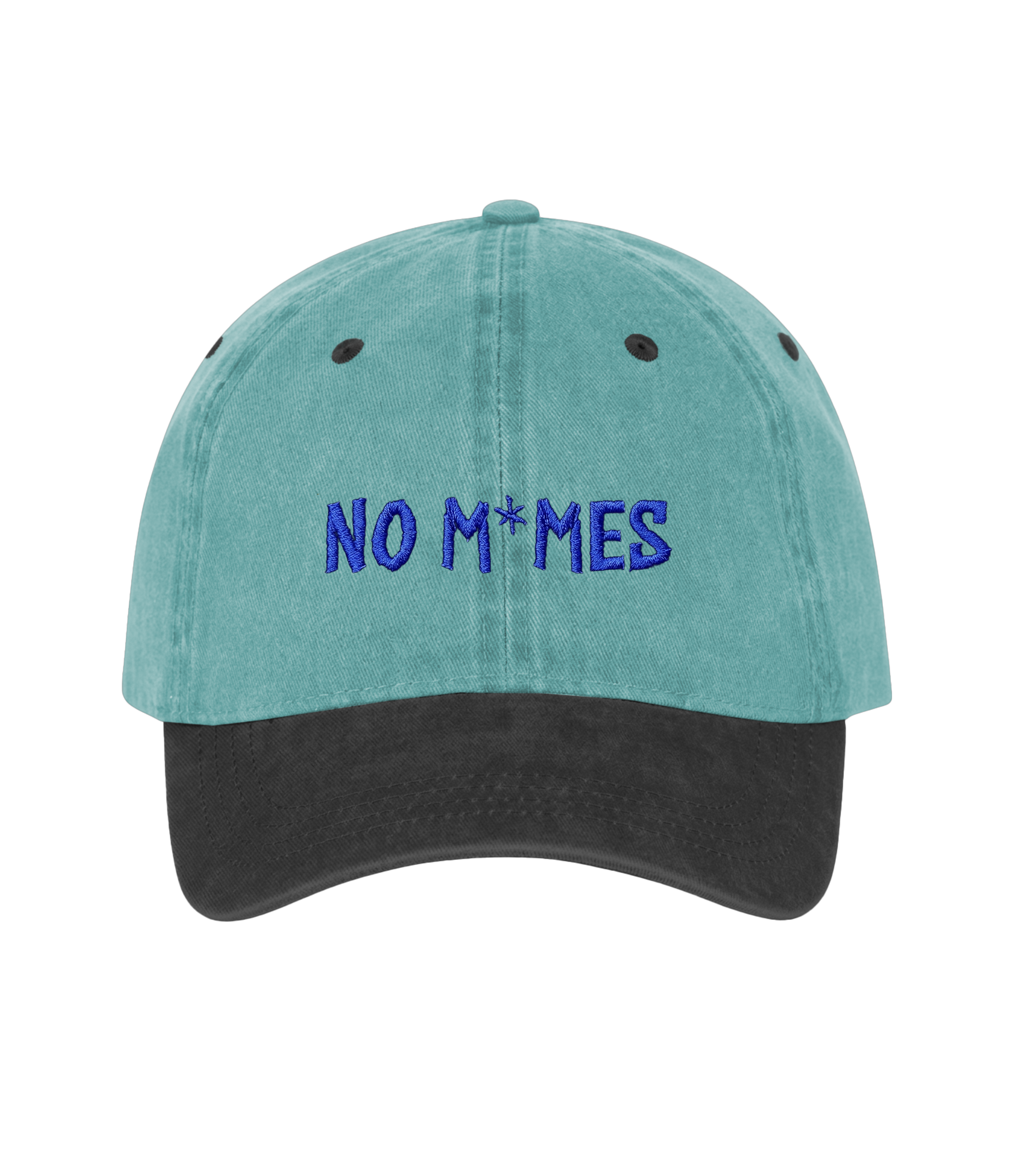 No M*mes - Two-Tone Vintage Washed Cotton Cap