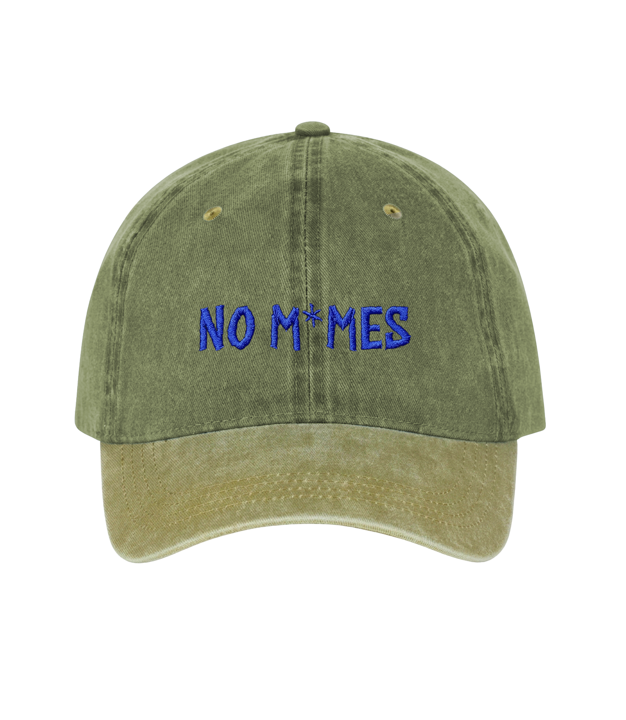 No M*mes - Two-Tone Vintage Washed Cotton Cap