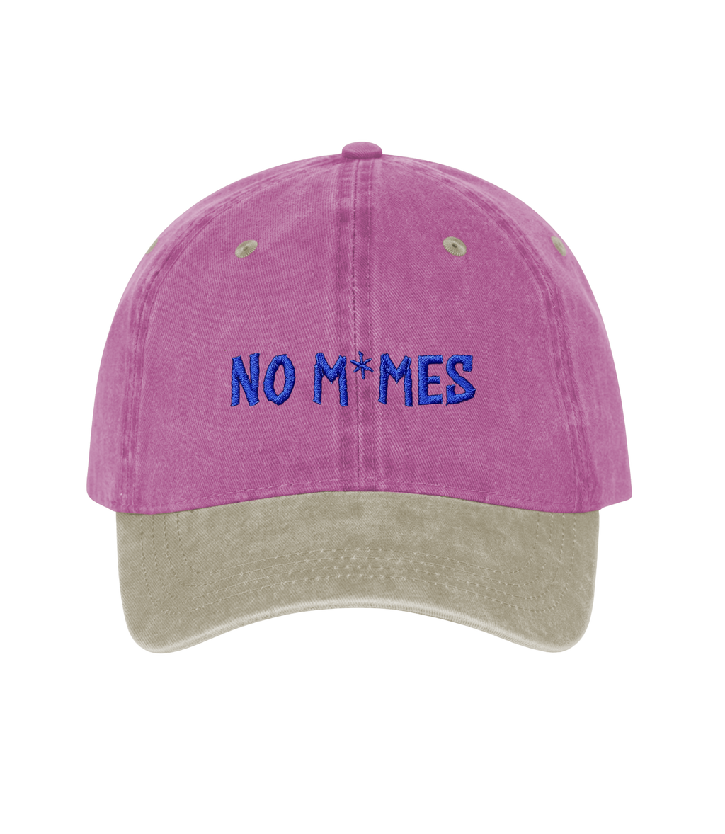 No M*mes - Two-Tone Vintage Washed Cotton Cap