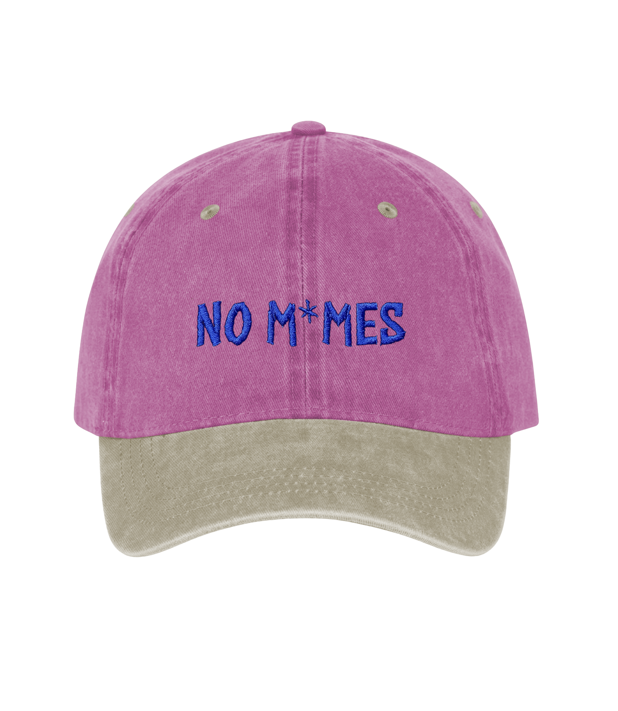 No M*mes - Two-Tone Vintage Washed Cotton Cap