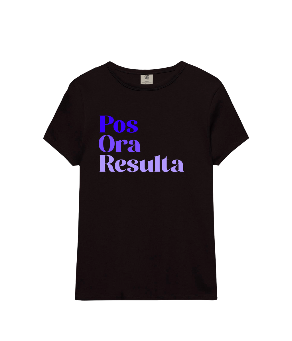 Pos Ora Resulta - Fitted T-shirt