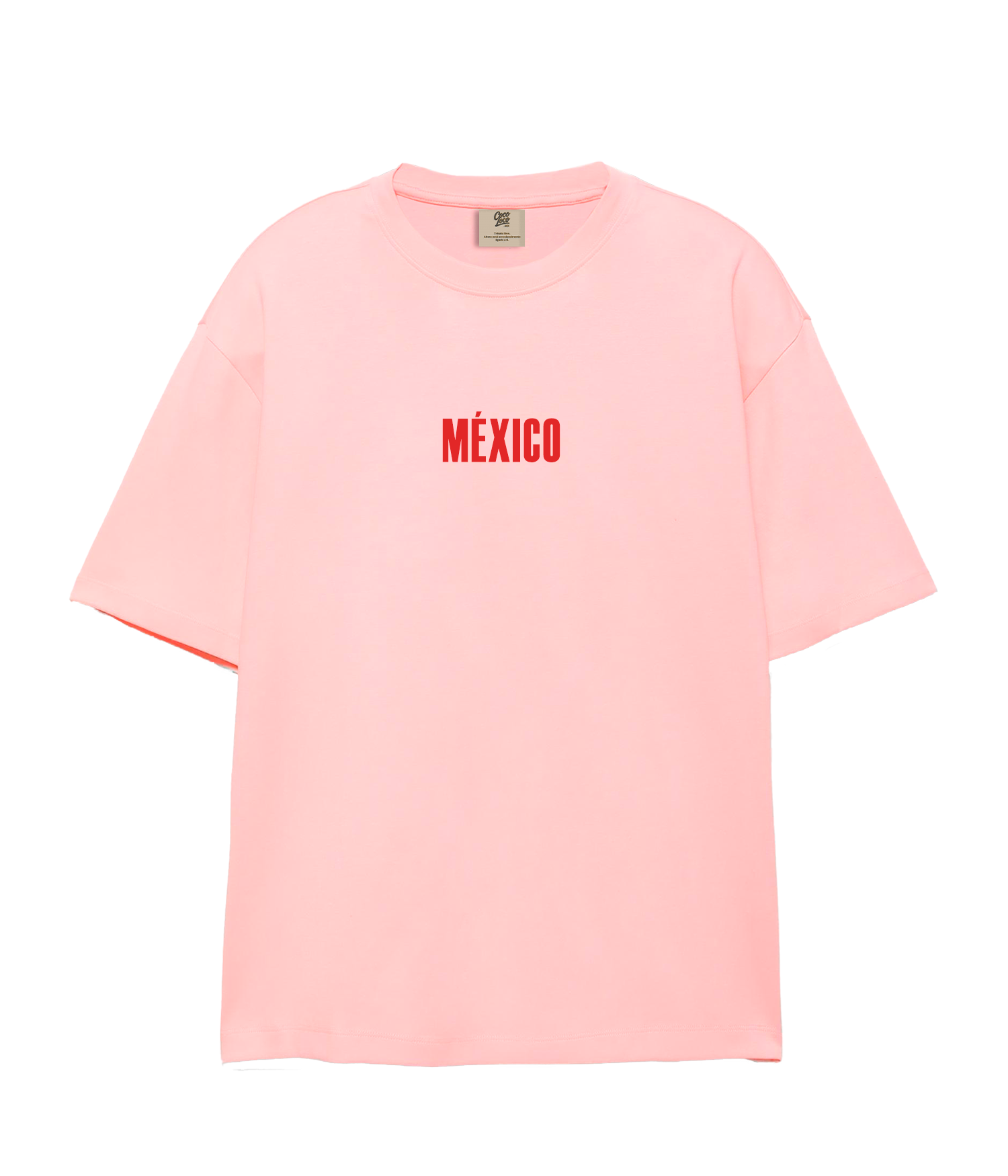 México Red - Camiseta Oversize Para Hombres