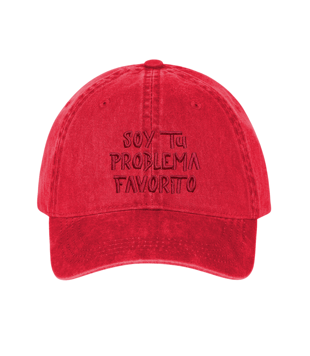 Soy tu Problema Favorito - Washed Cotton Cap