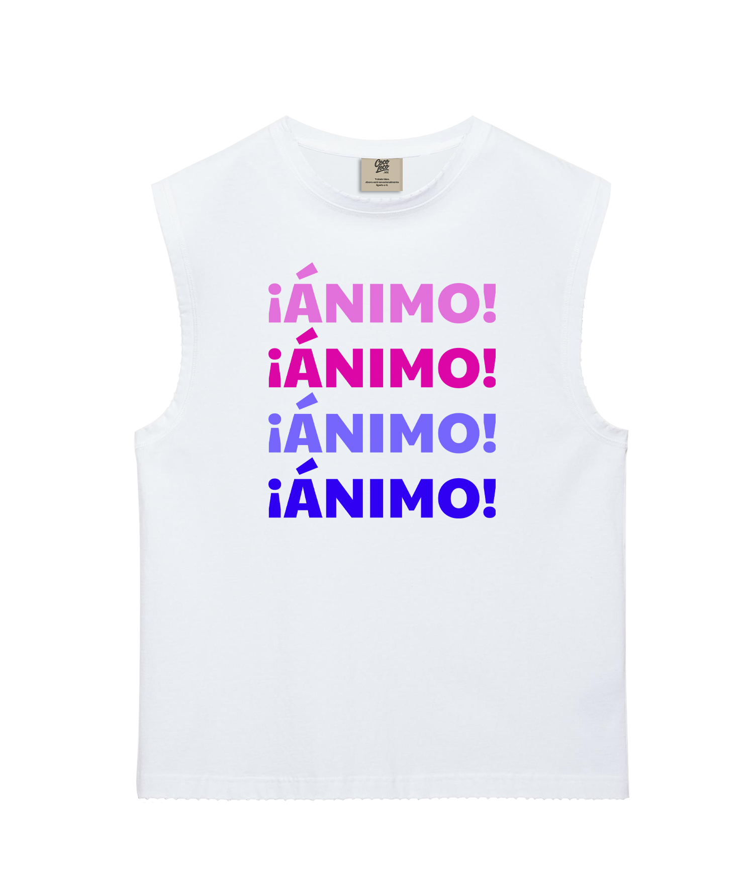 Ánimo - Camiseta sin mangas