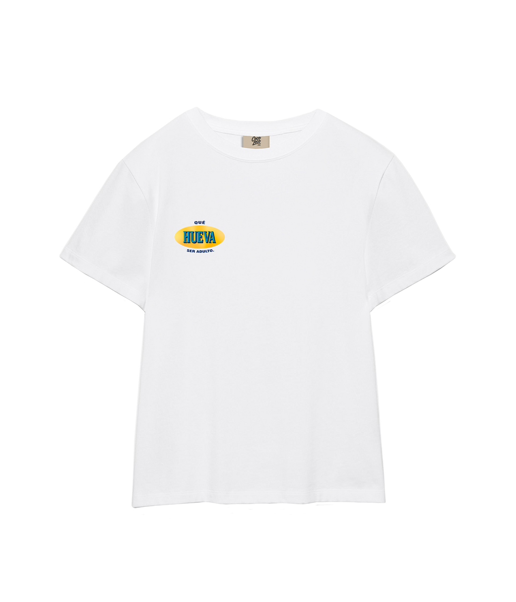 Qué HUEVA ser adulto - Playera Regular Fit